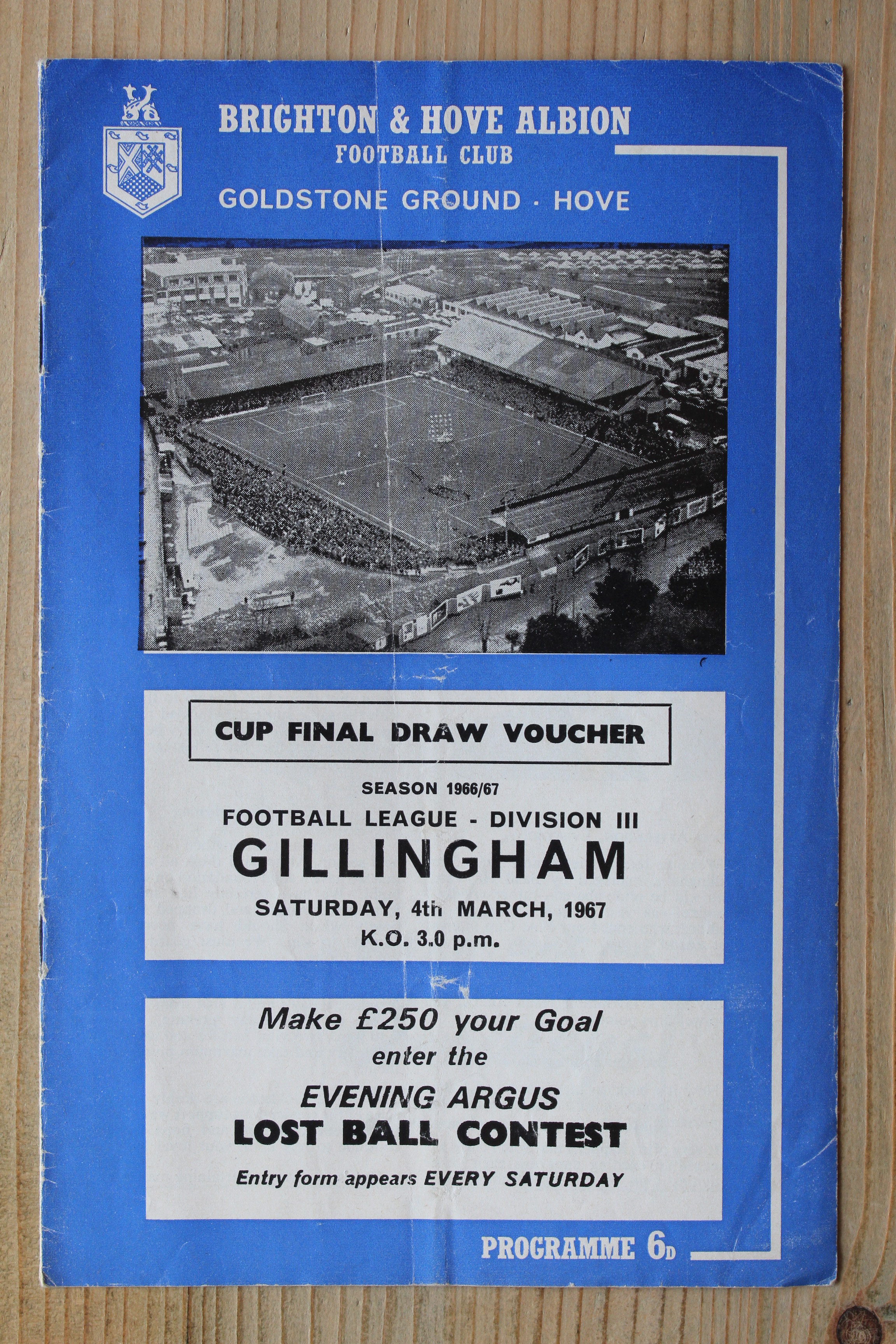 Brighton & Hove Albion FC v Gillingham FC