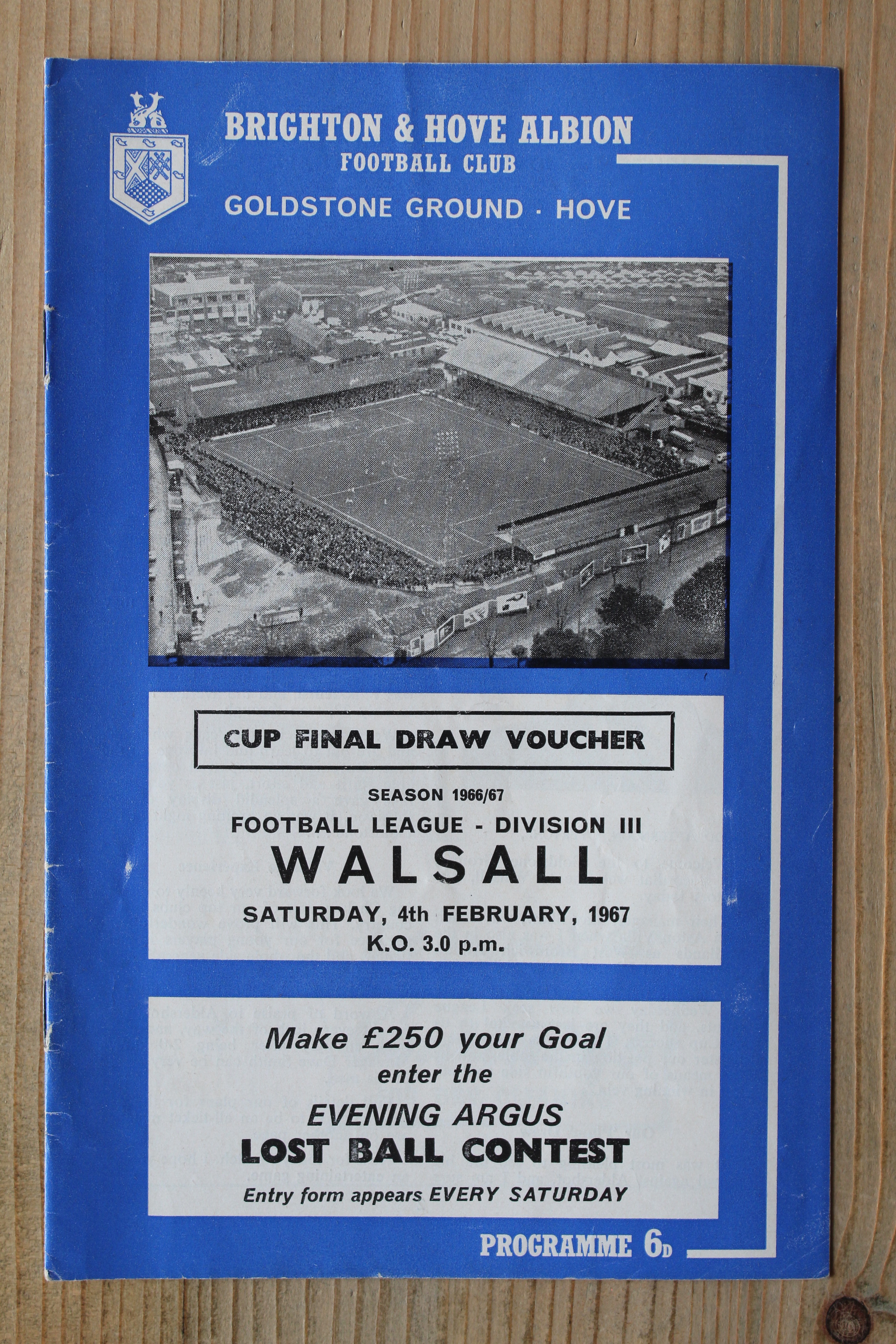 Brighton & Hove Albion FC v Walsall FC