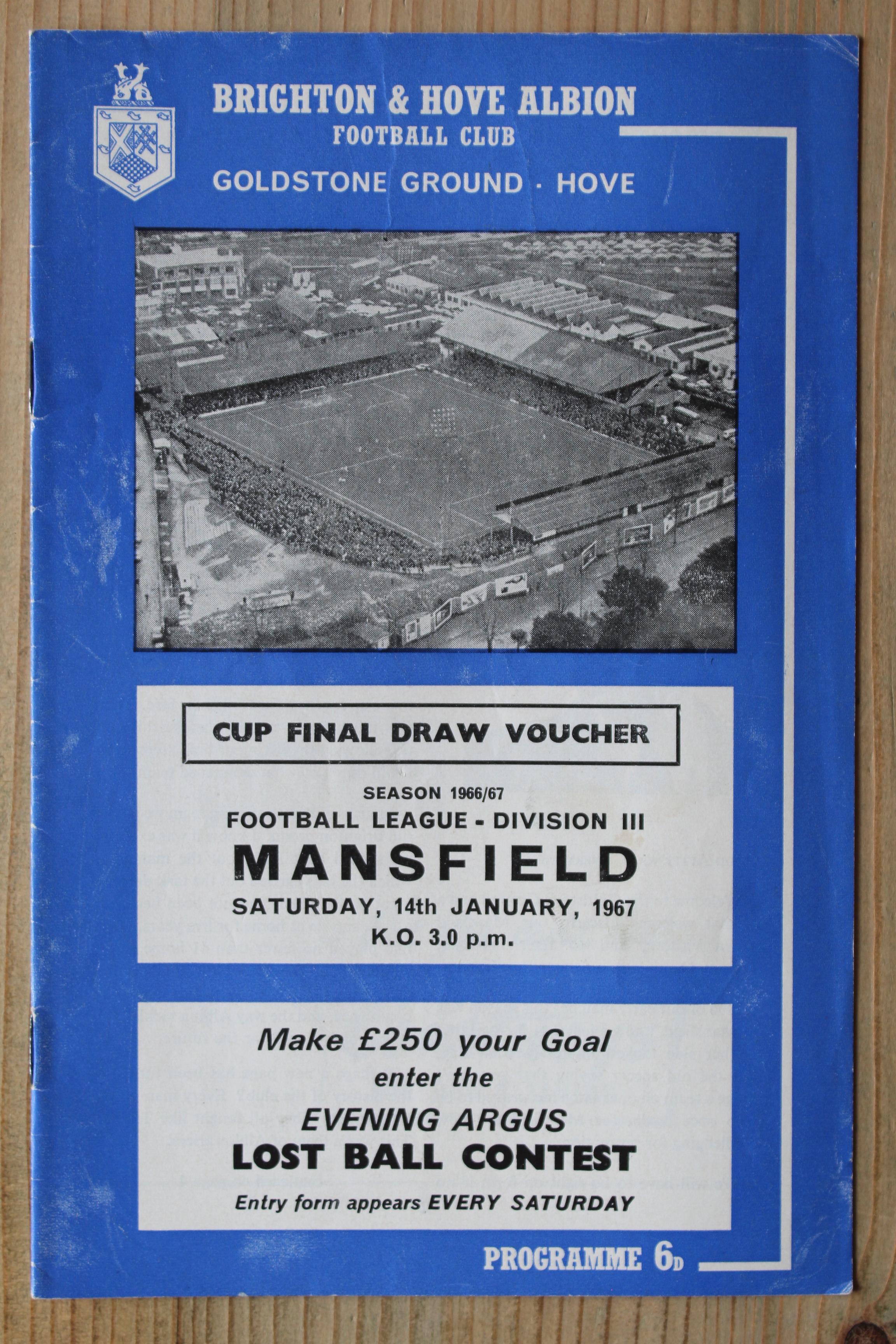 Brighton & Hove Albion FC v Mansfield Town FC