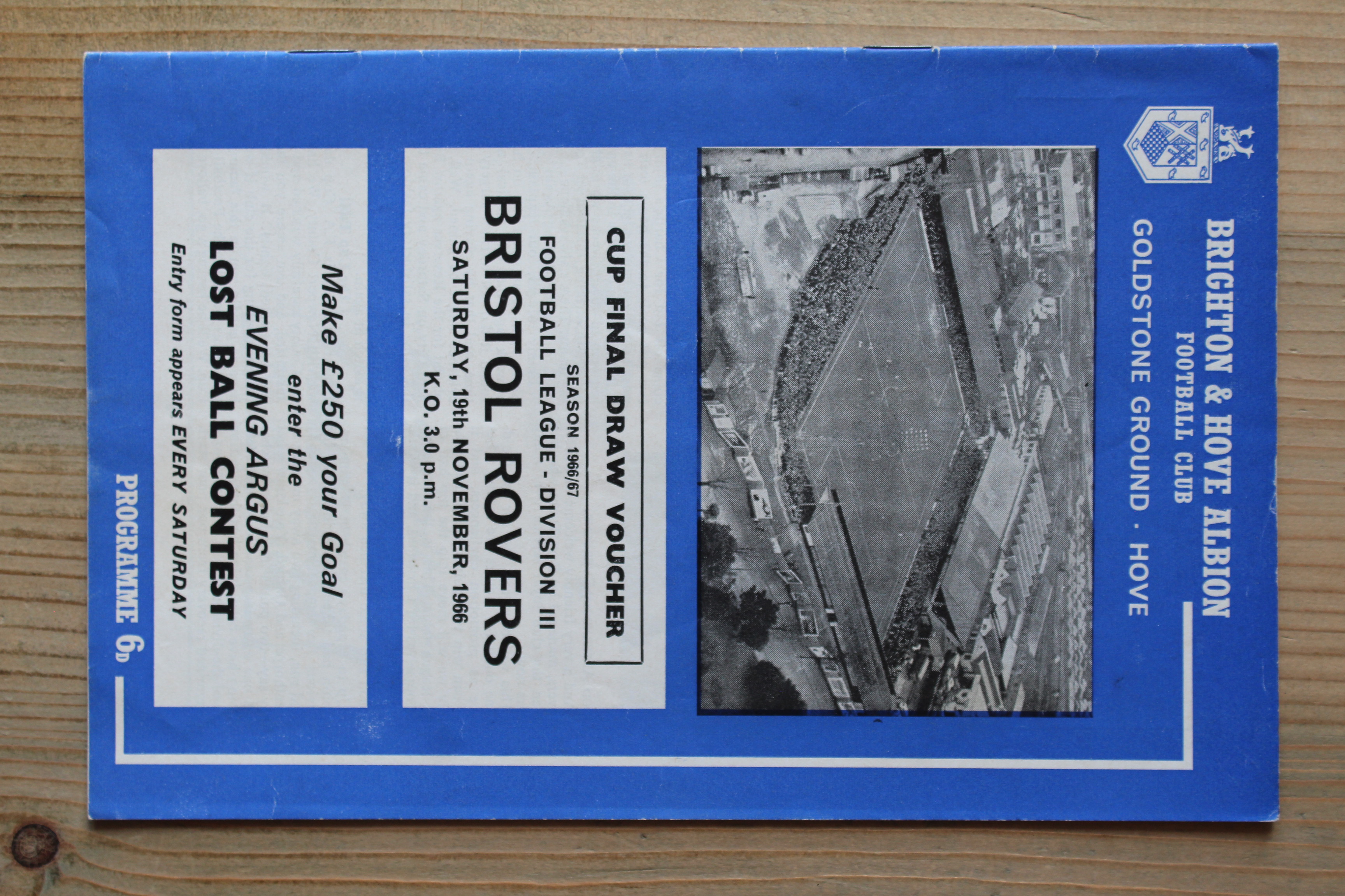 Brighton & Hove Albion FC v Bristol Rovers FC
