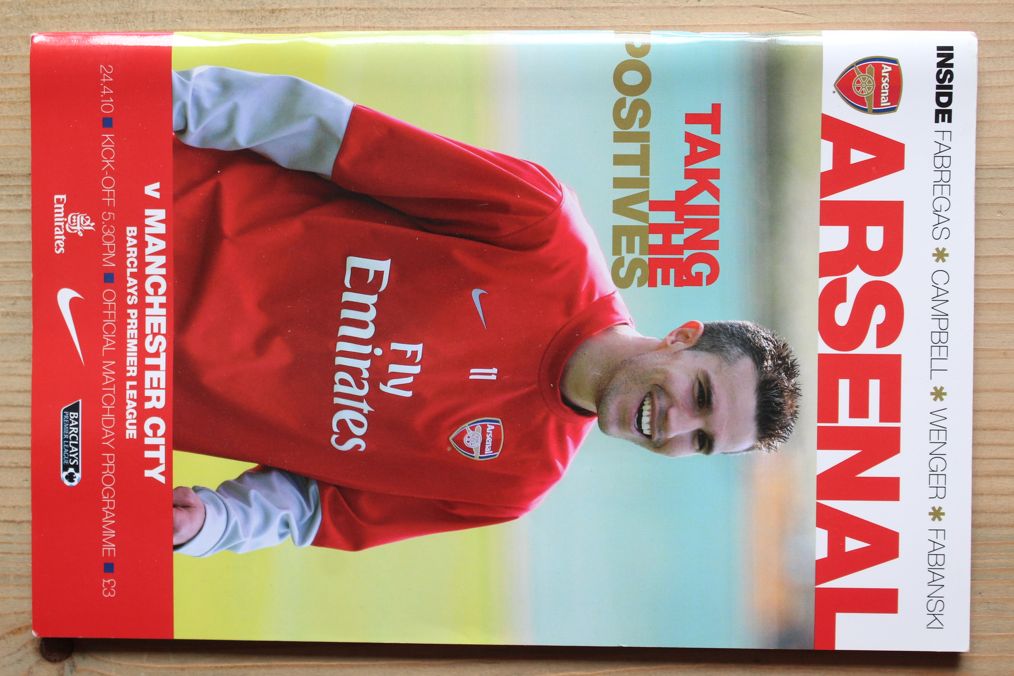 Arsenal FC v Manchester City FC