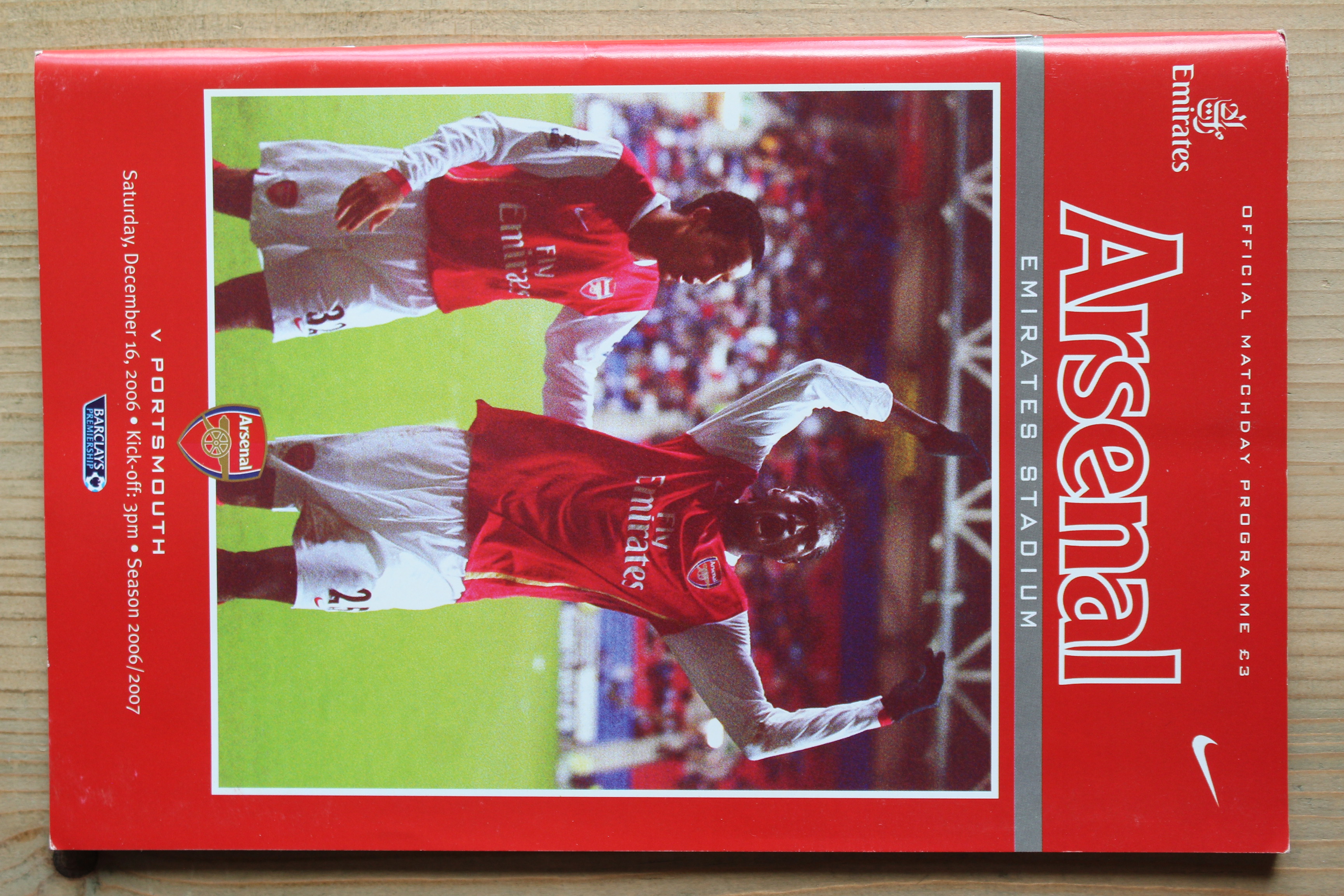 Arsenal FC v Portsmouth FC