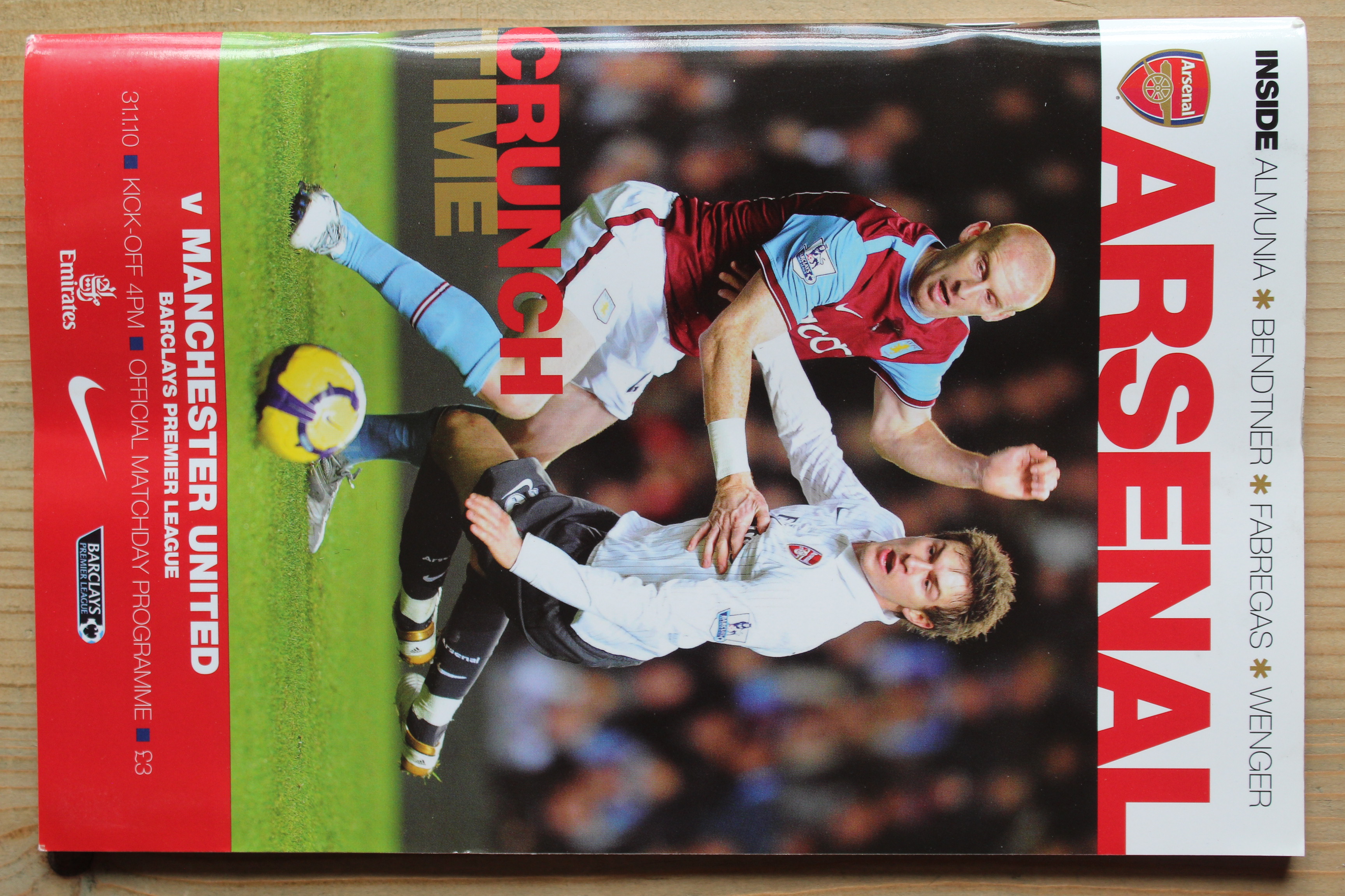 Arsenal FC v Manchester United FC
