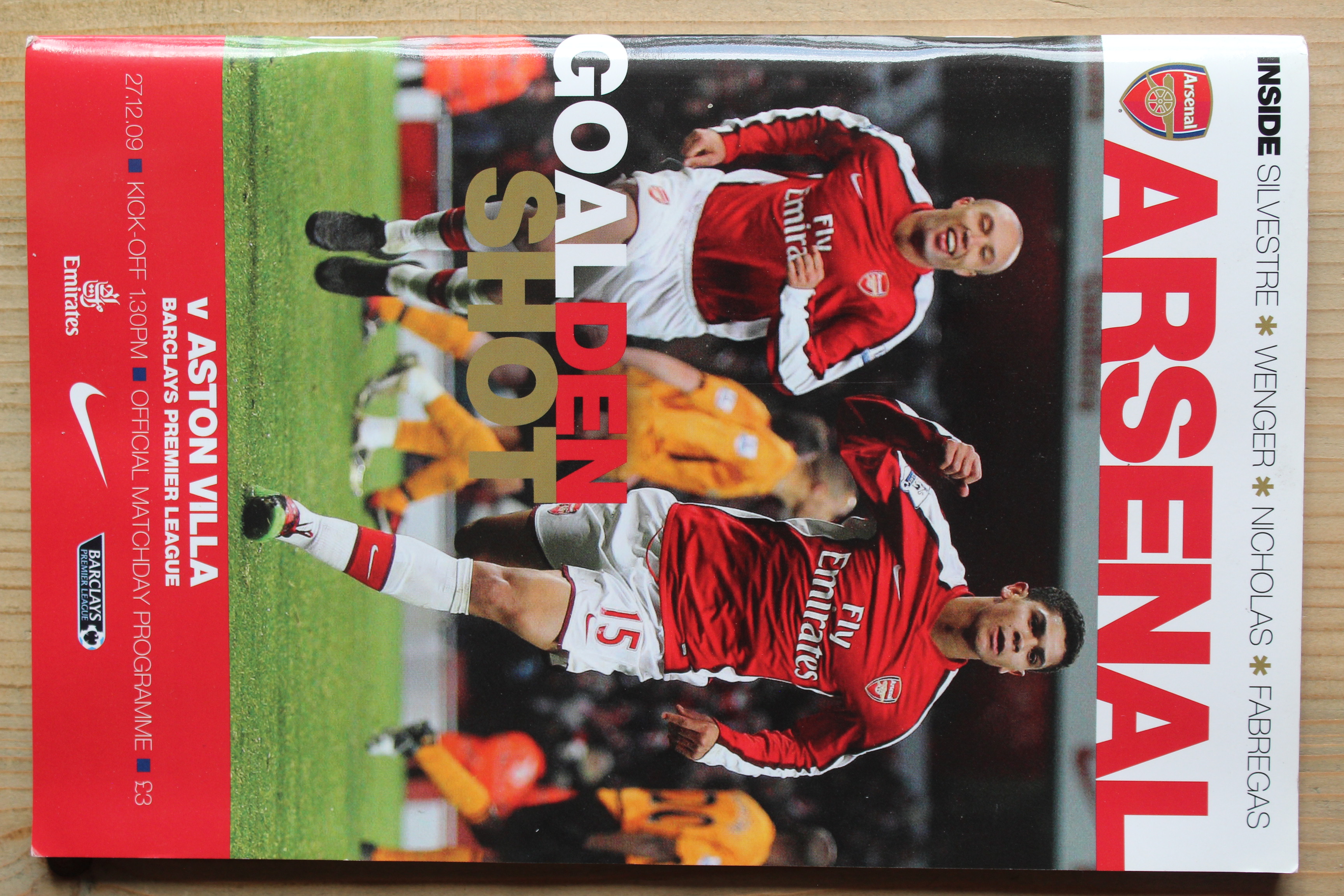 Arsenal FC v Aston Villa FC