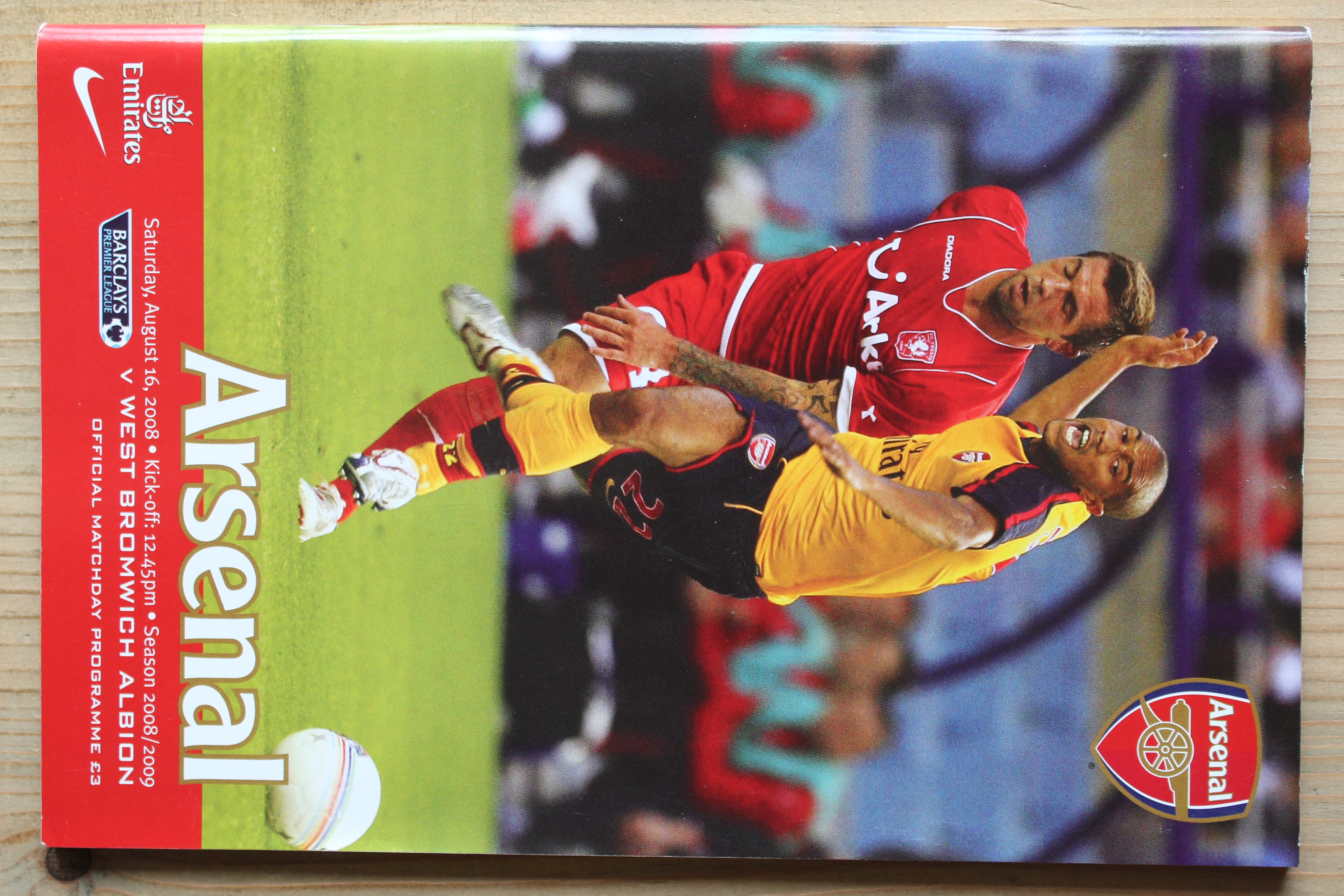 Arsenal FC v West Bromwich Albion FC 