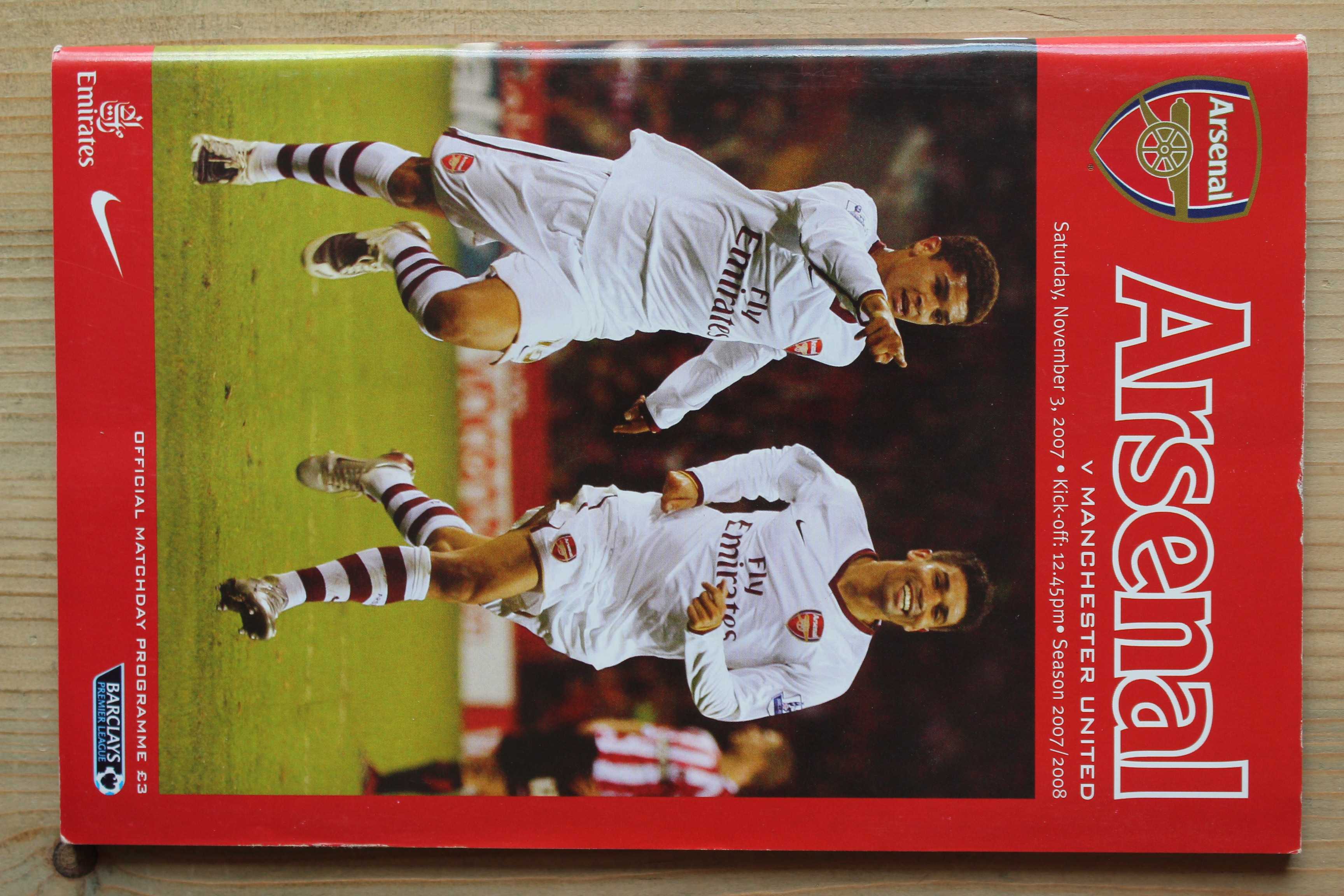 Arsenal FC v Manchester United FC