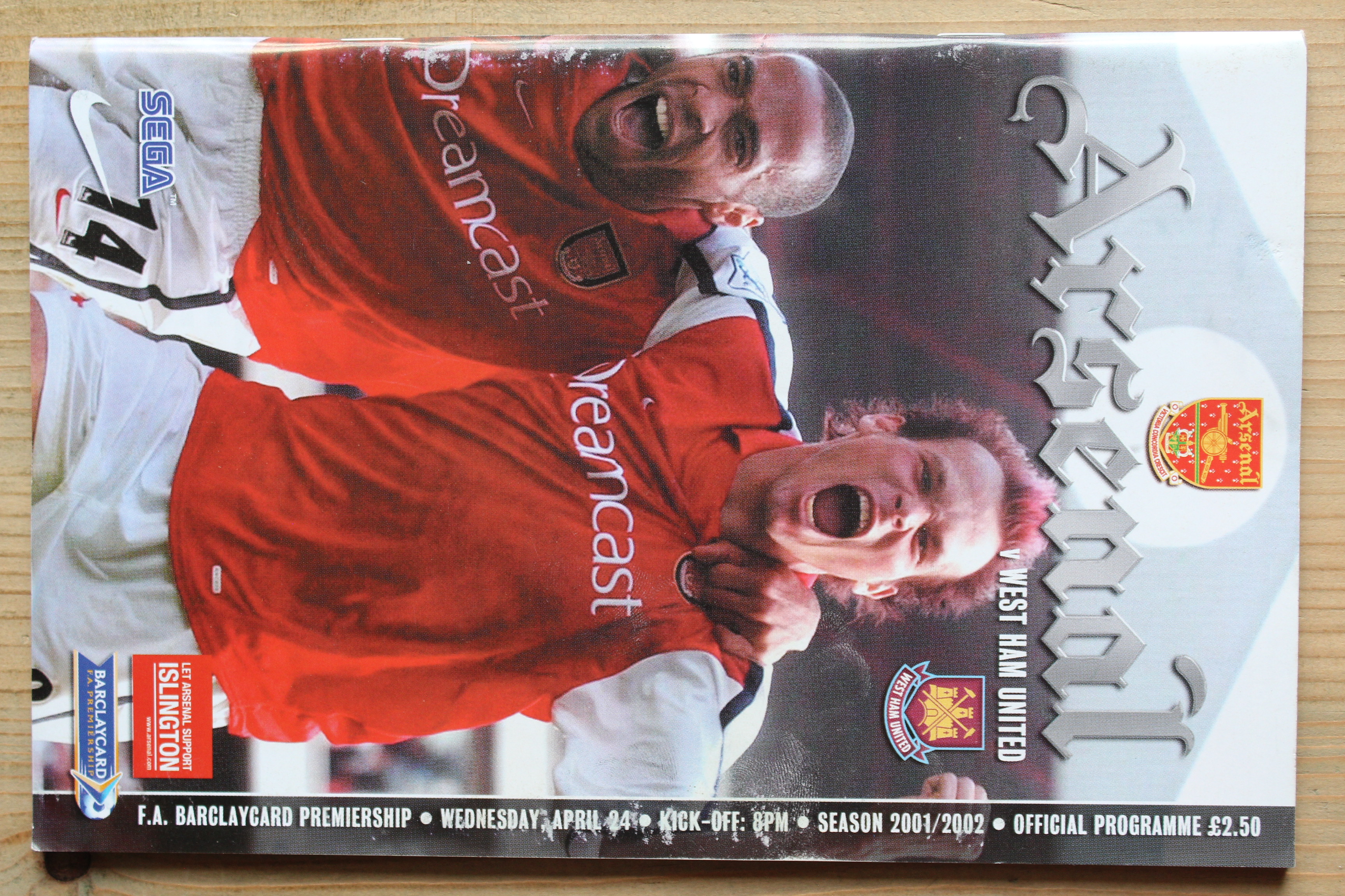 Arsenal FC v West Ham United FC