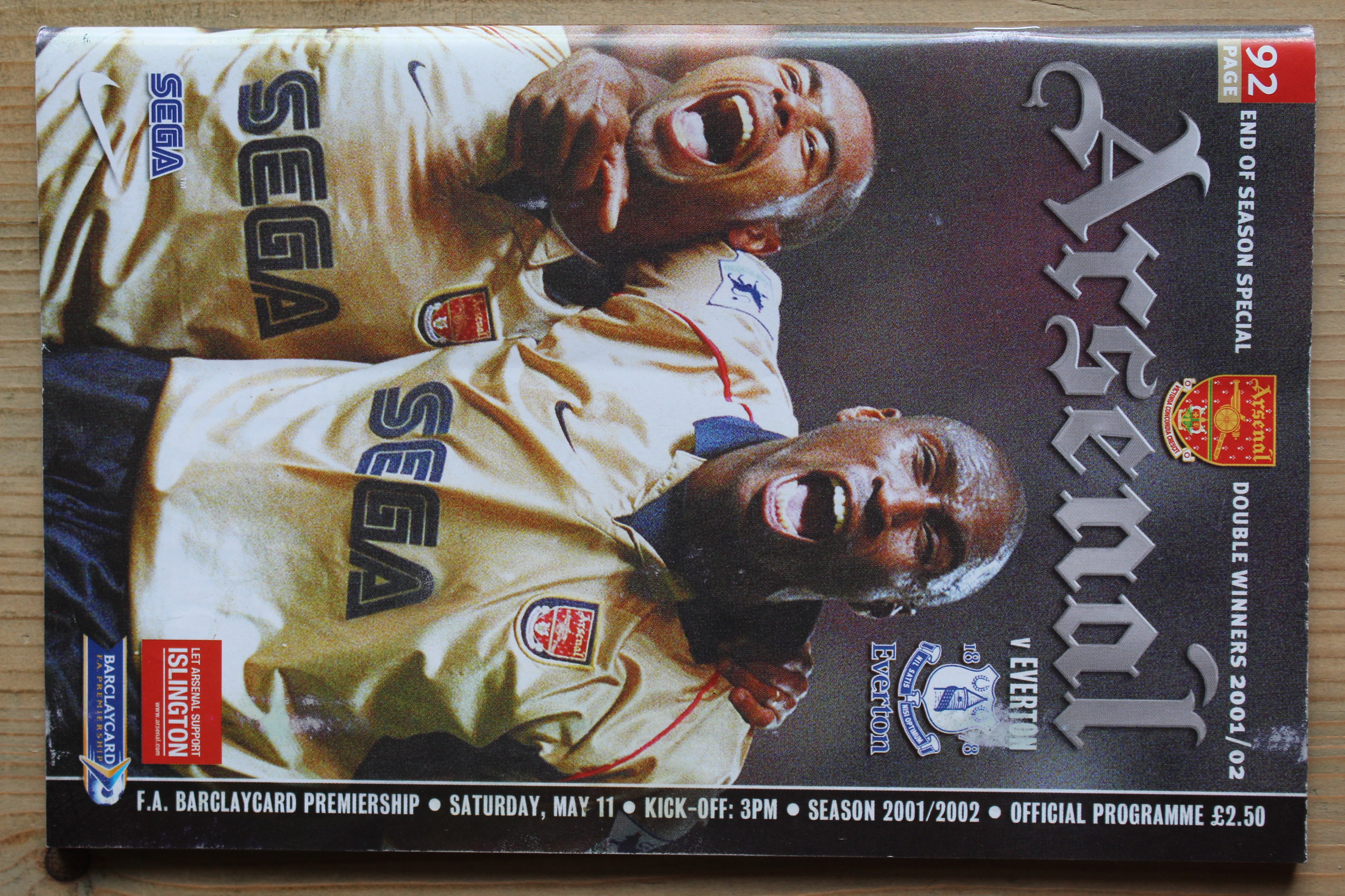 Arsenal FC v Everton FC