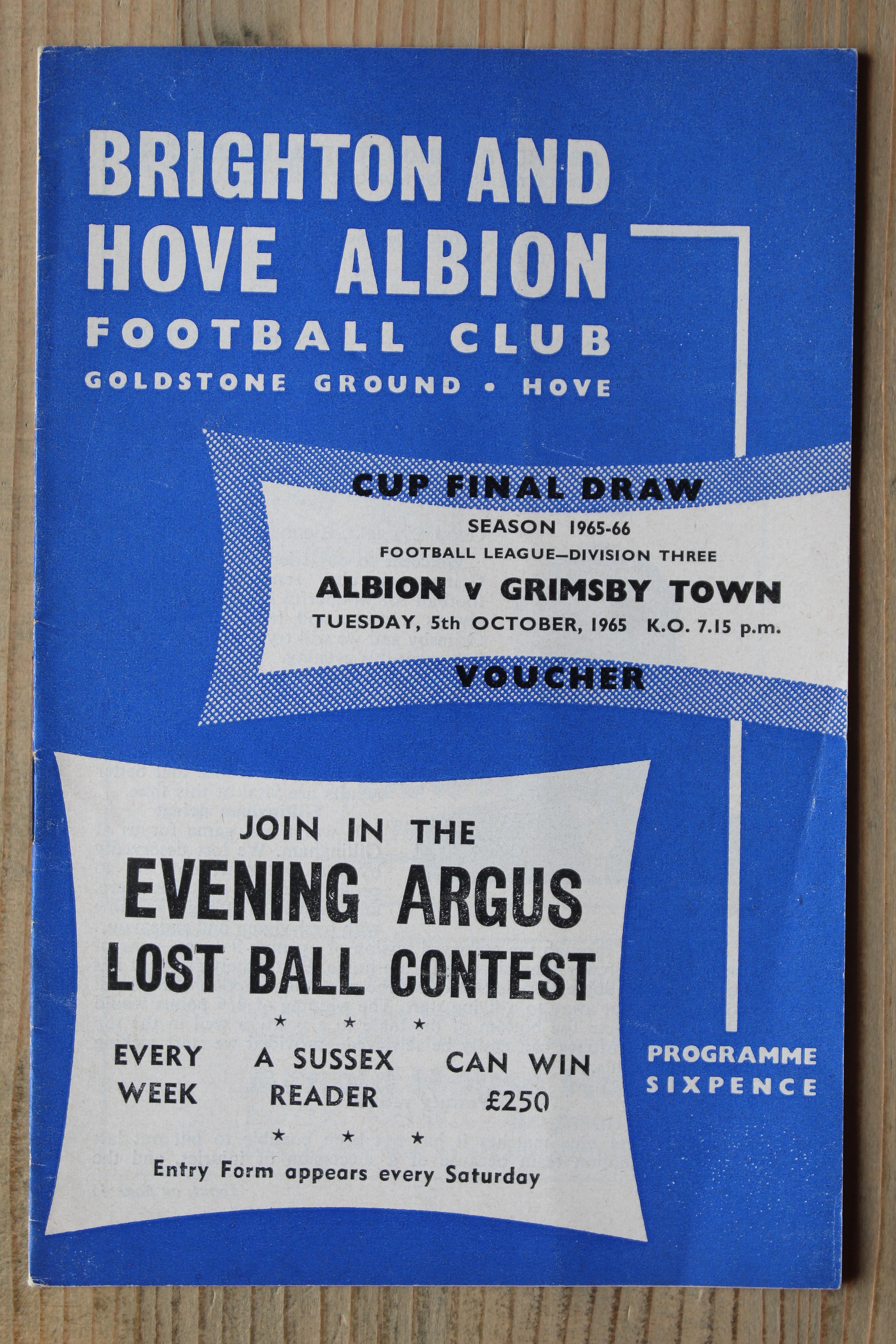 Brighton & Hove Albion FC v Grimsby Town FC