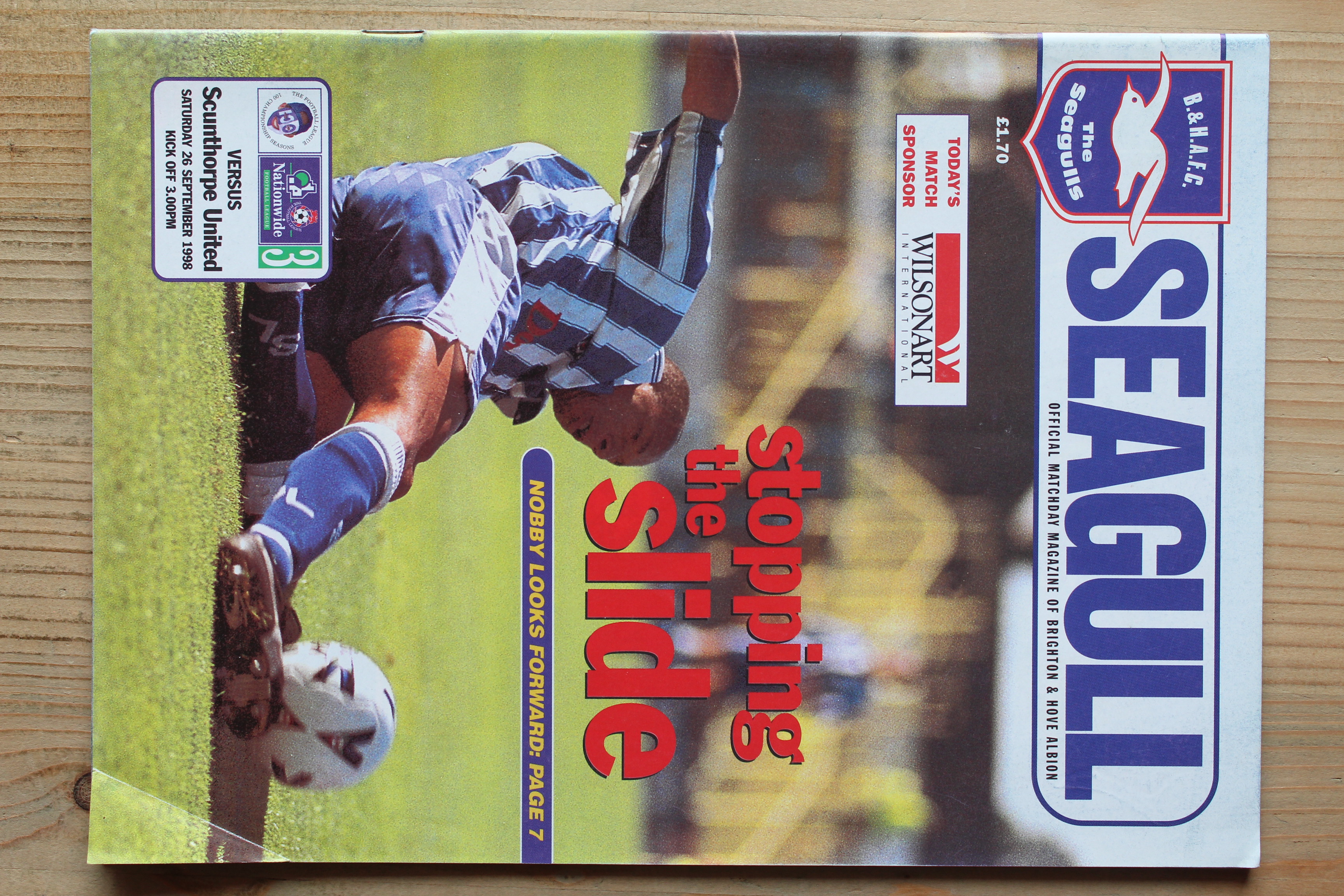 Brighton & Hove Albion FC v Scunthorpe United FC