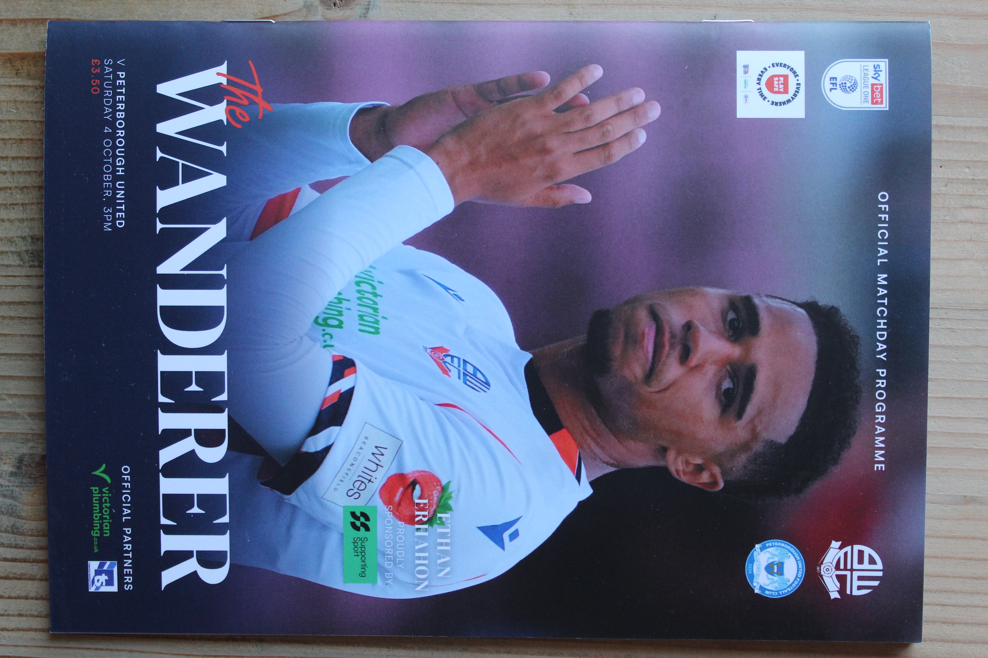 Bolton Wanderers FC v Peterborough United FC