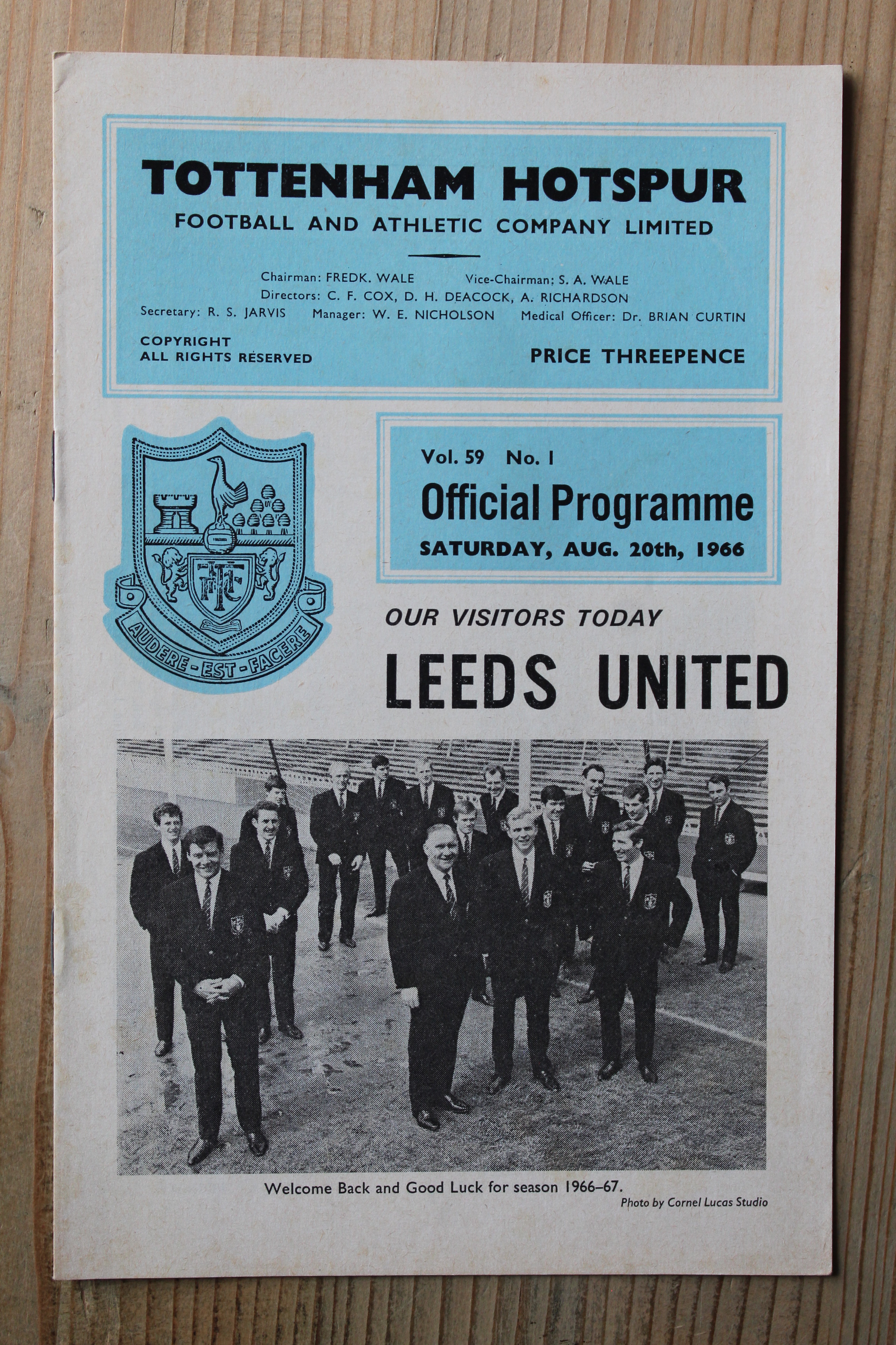 Tottenham Hotspur FC v Leeds United FC