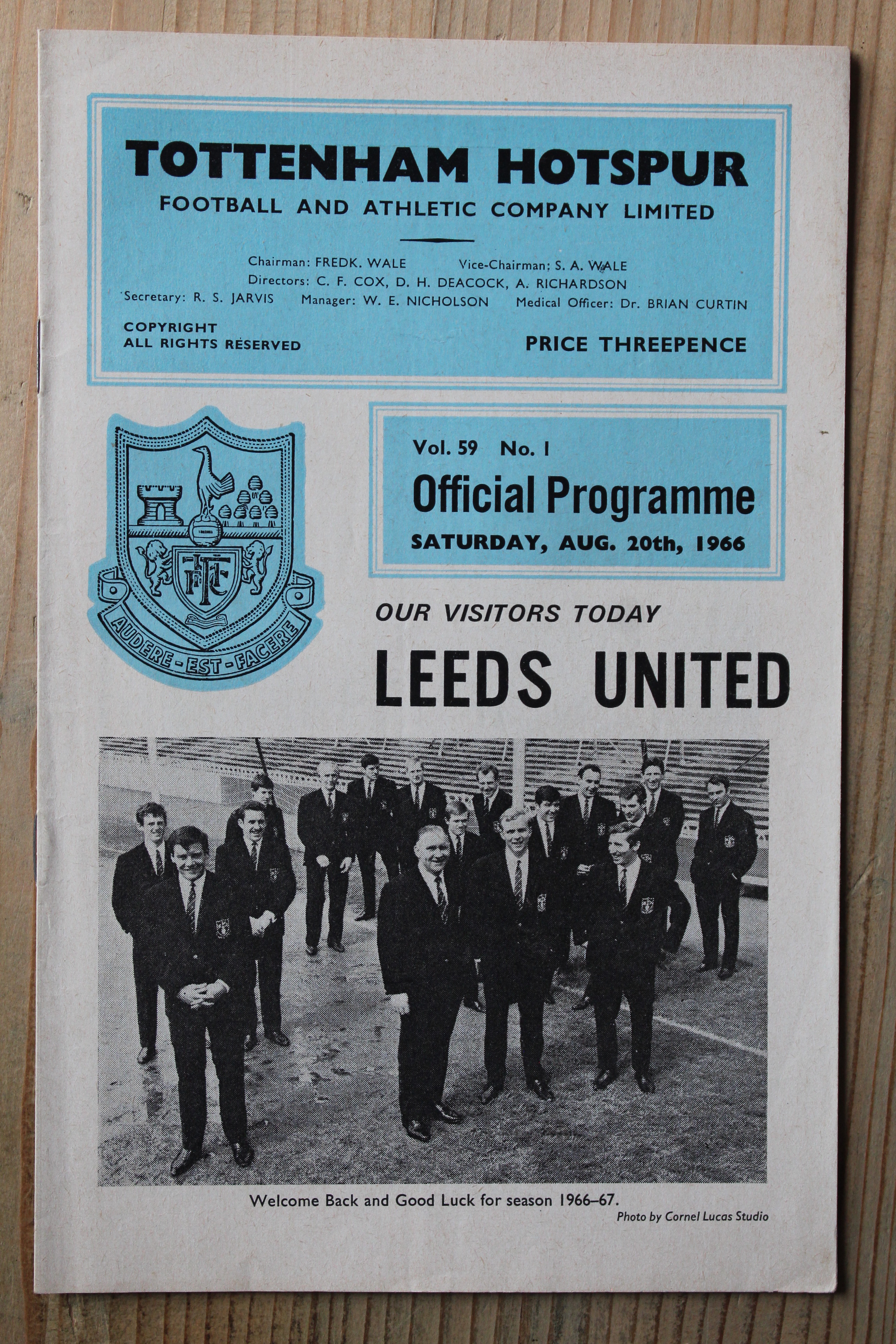 Tottenham Hotspur FC v Leeds United FC