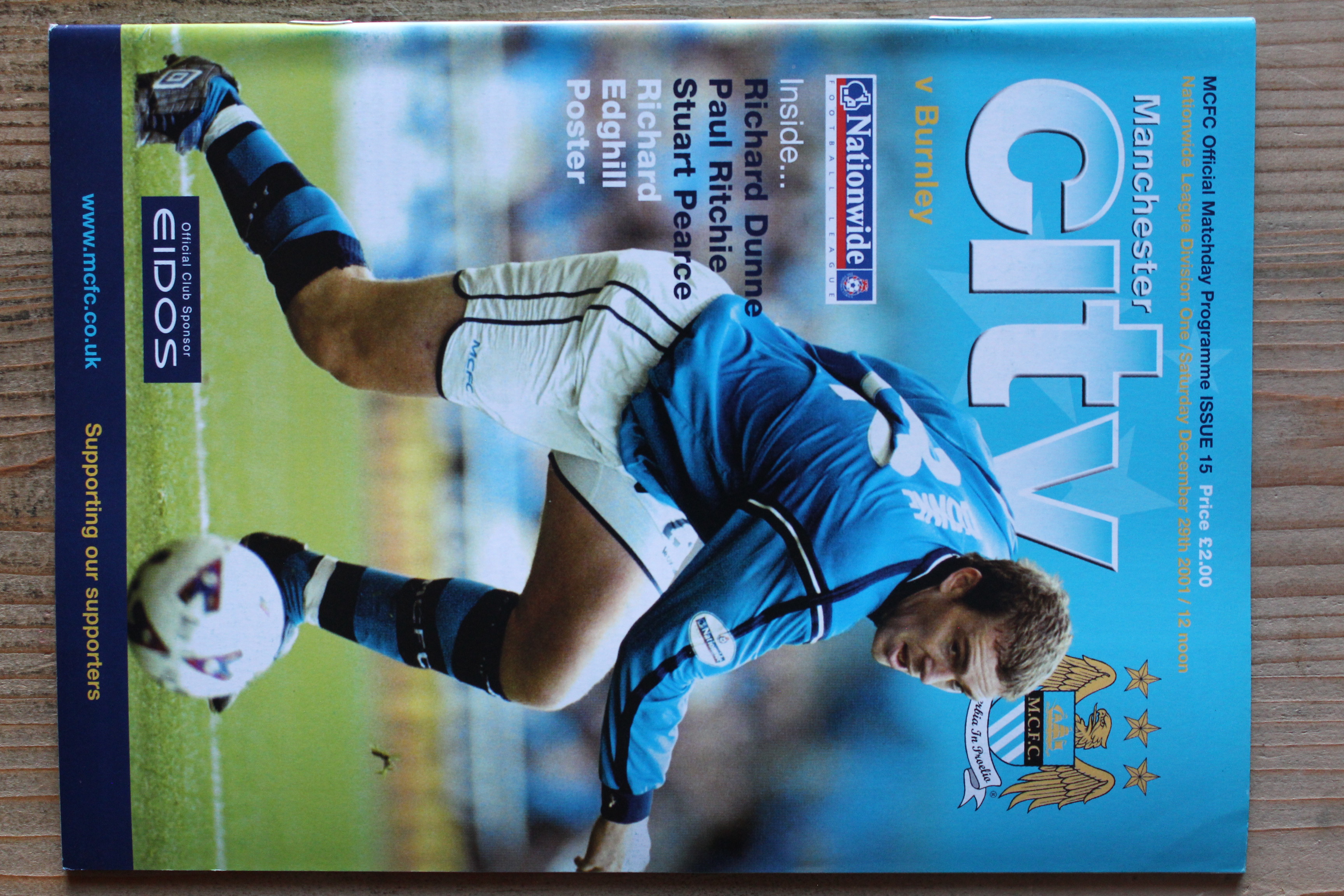 Manchester City FC v Burnley FC