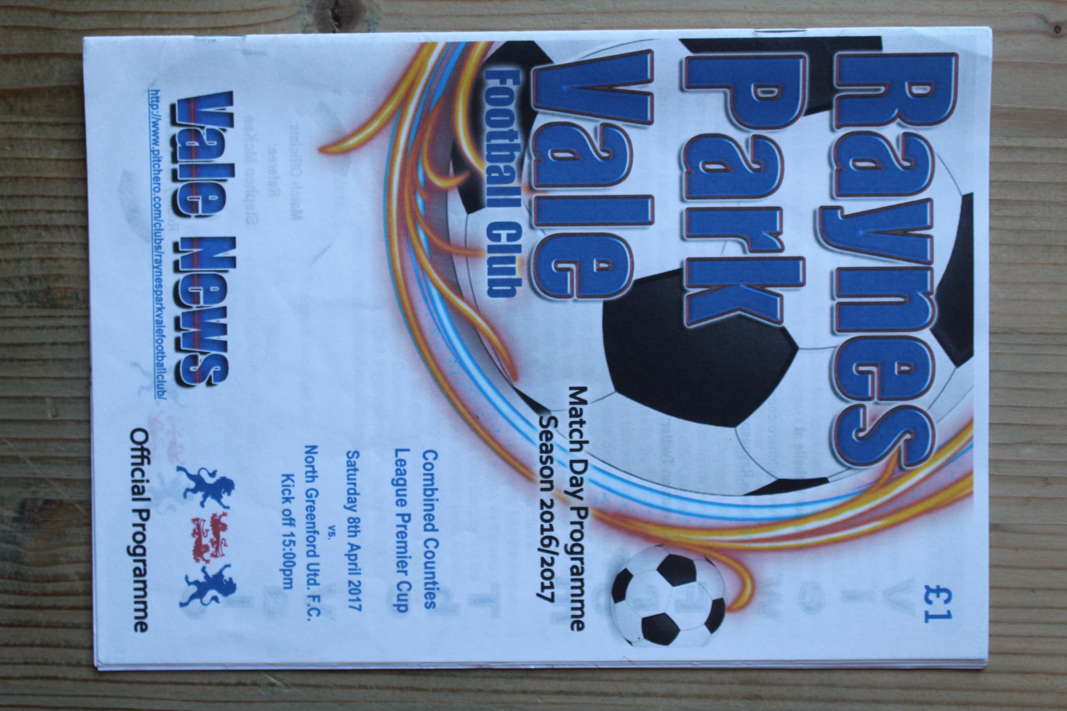 Raynes Park Vale v North Greenford United