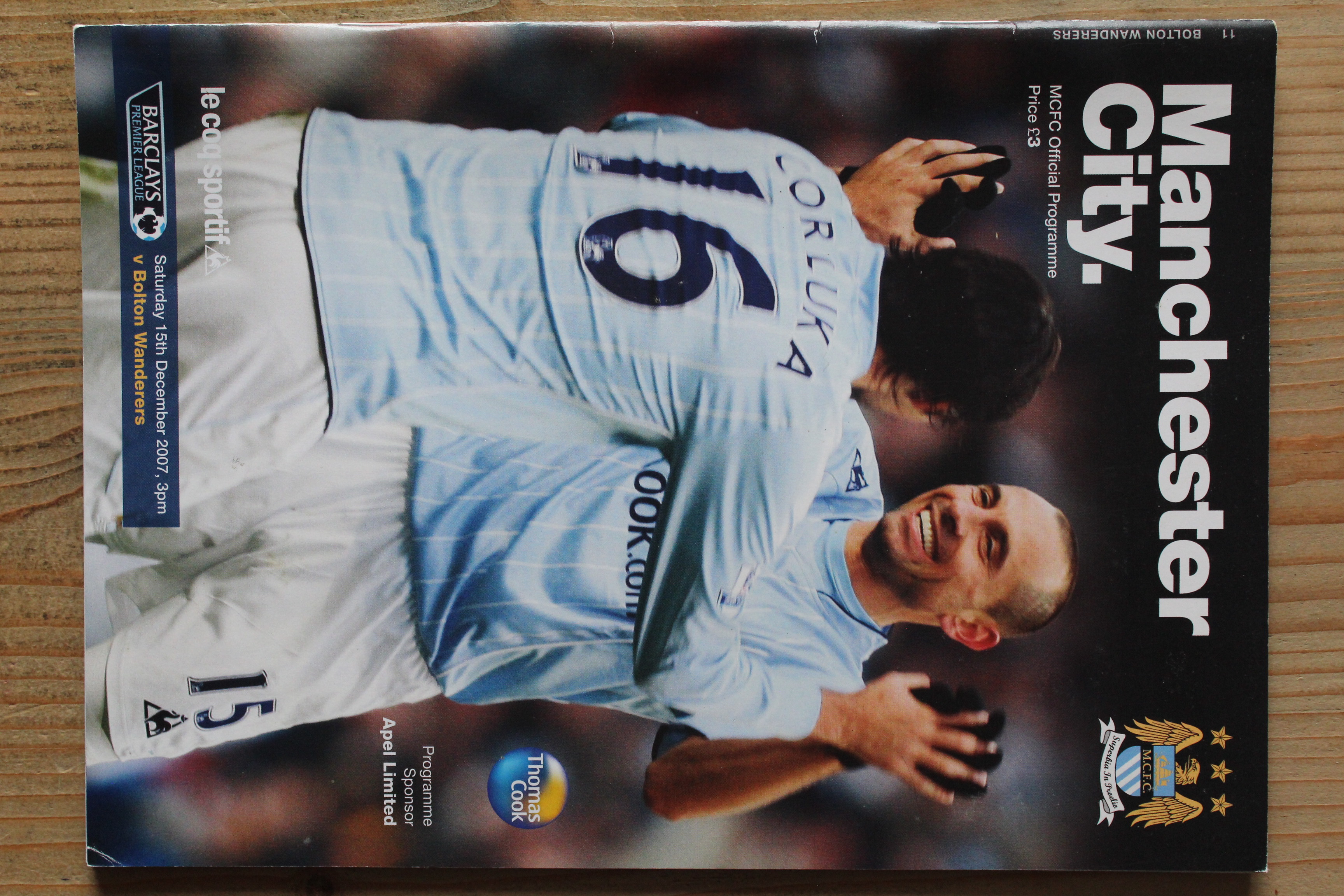 Manchester City FC v Bolton Wanderers FC