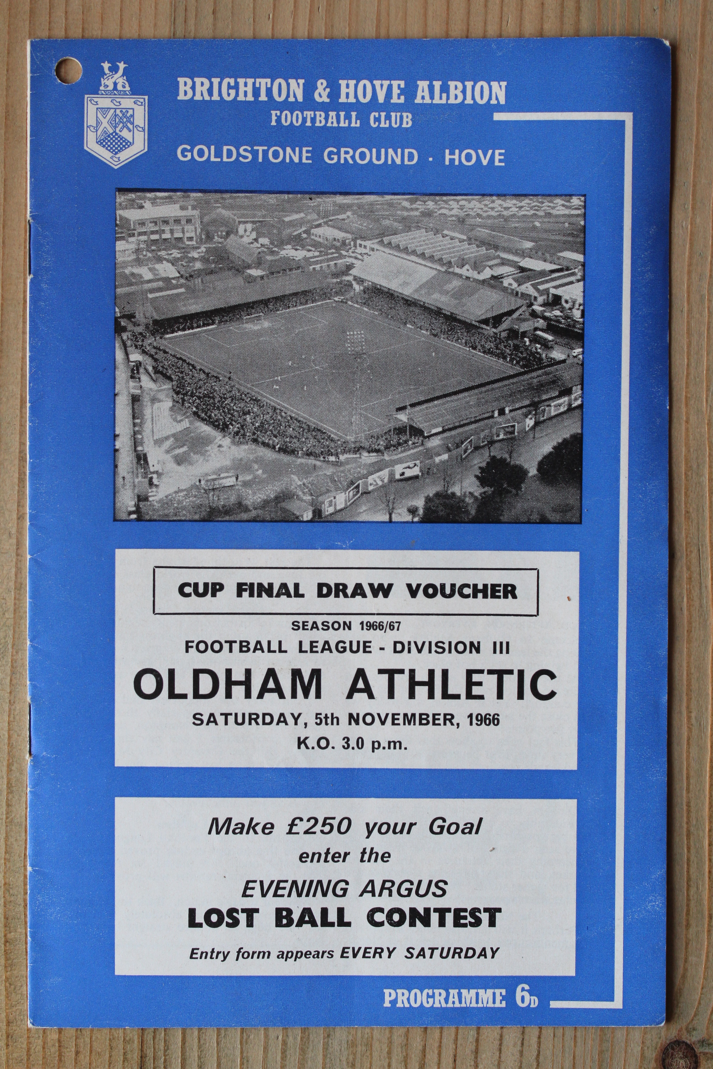 Brighton & Hove Albion FC v Oldham Athletic FC
