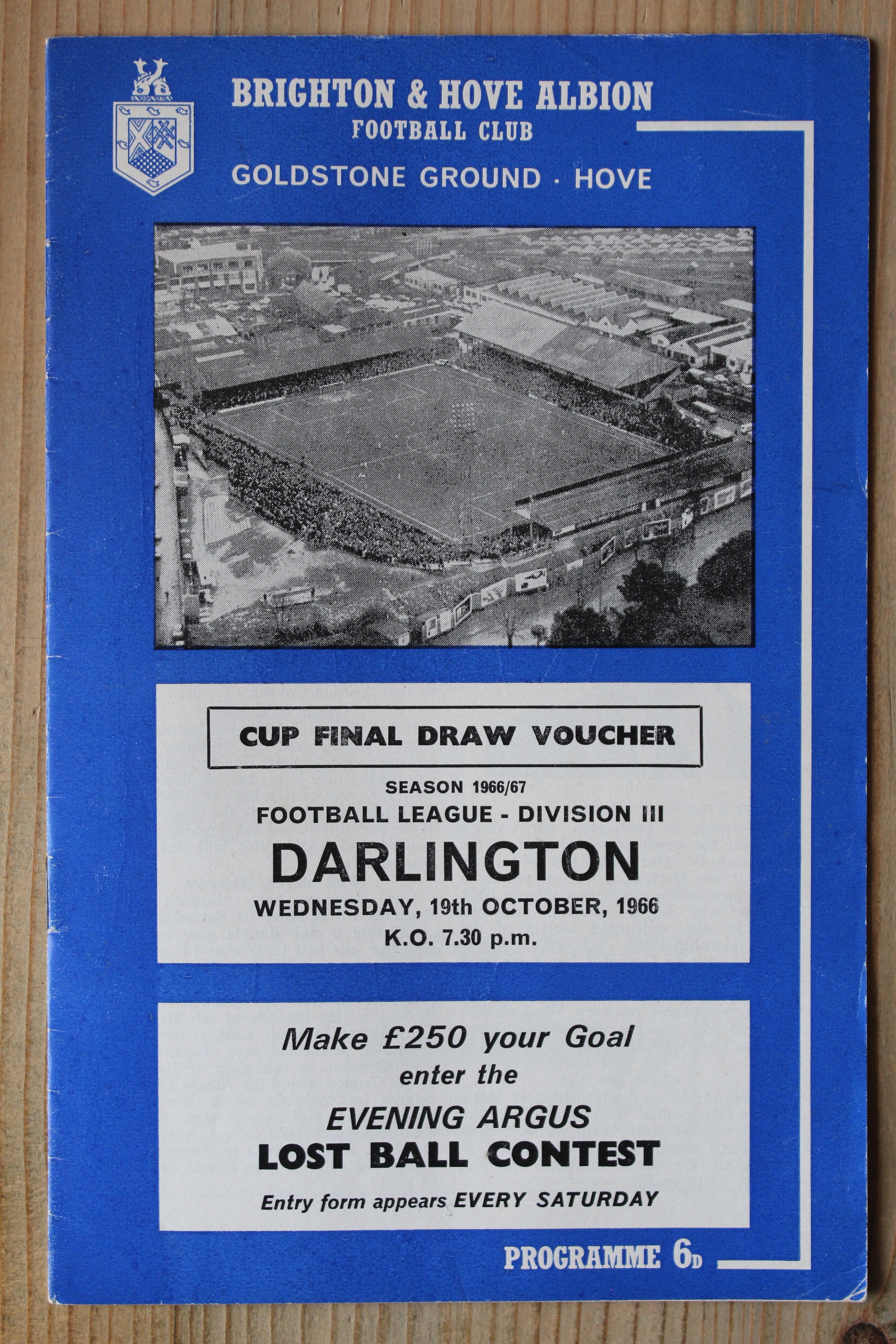 Brighton & Hove Albion FC v Darlington FC