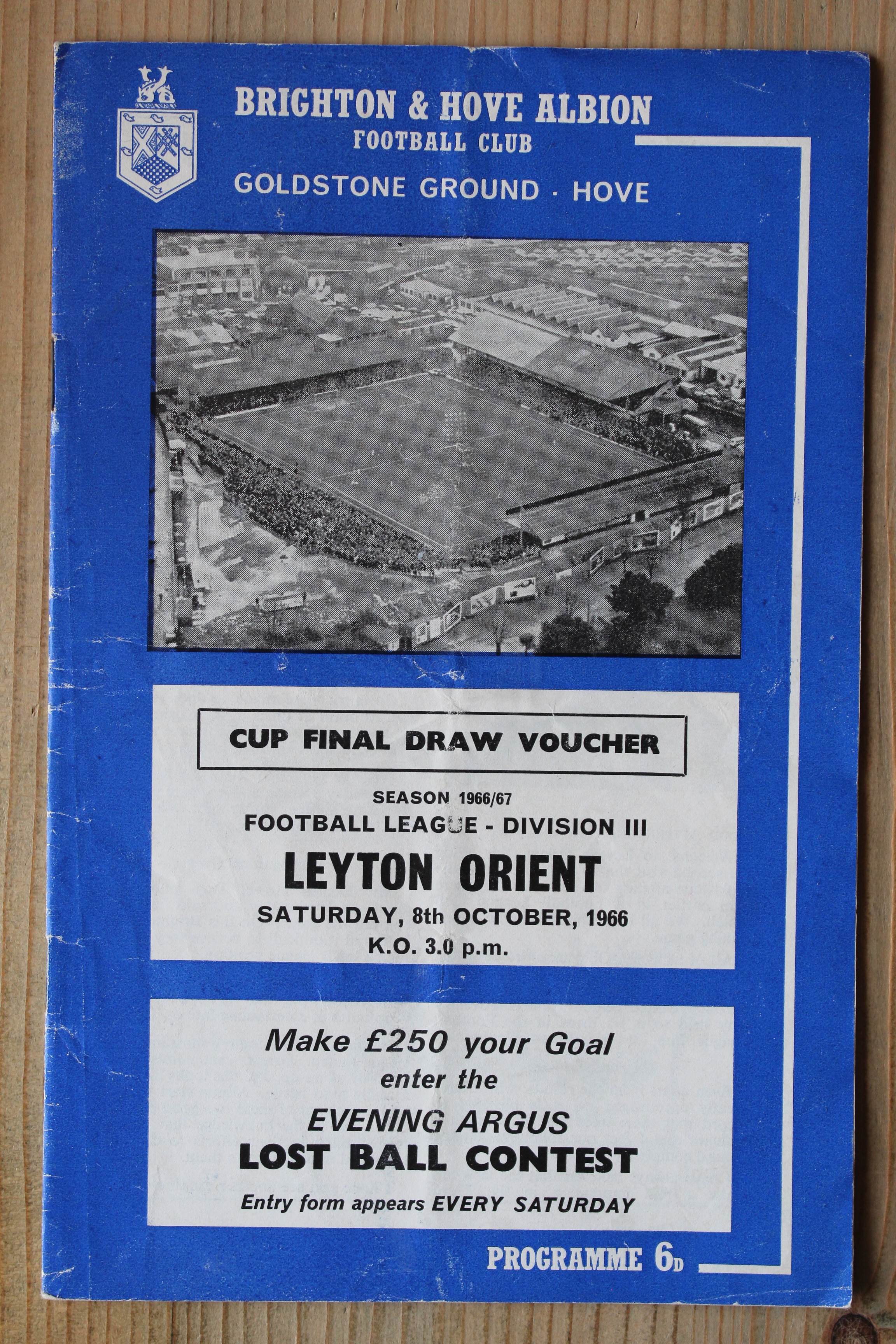 Brighton & Hove Albion FC v Leyton Orient FC