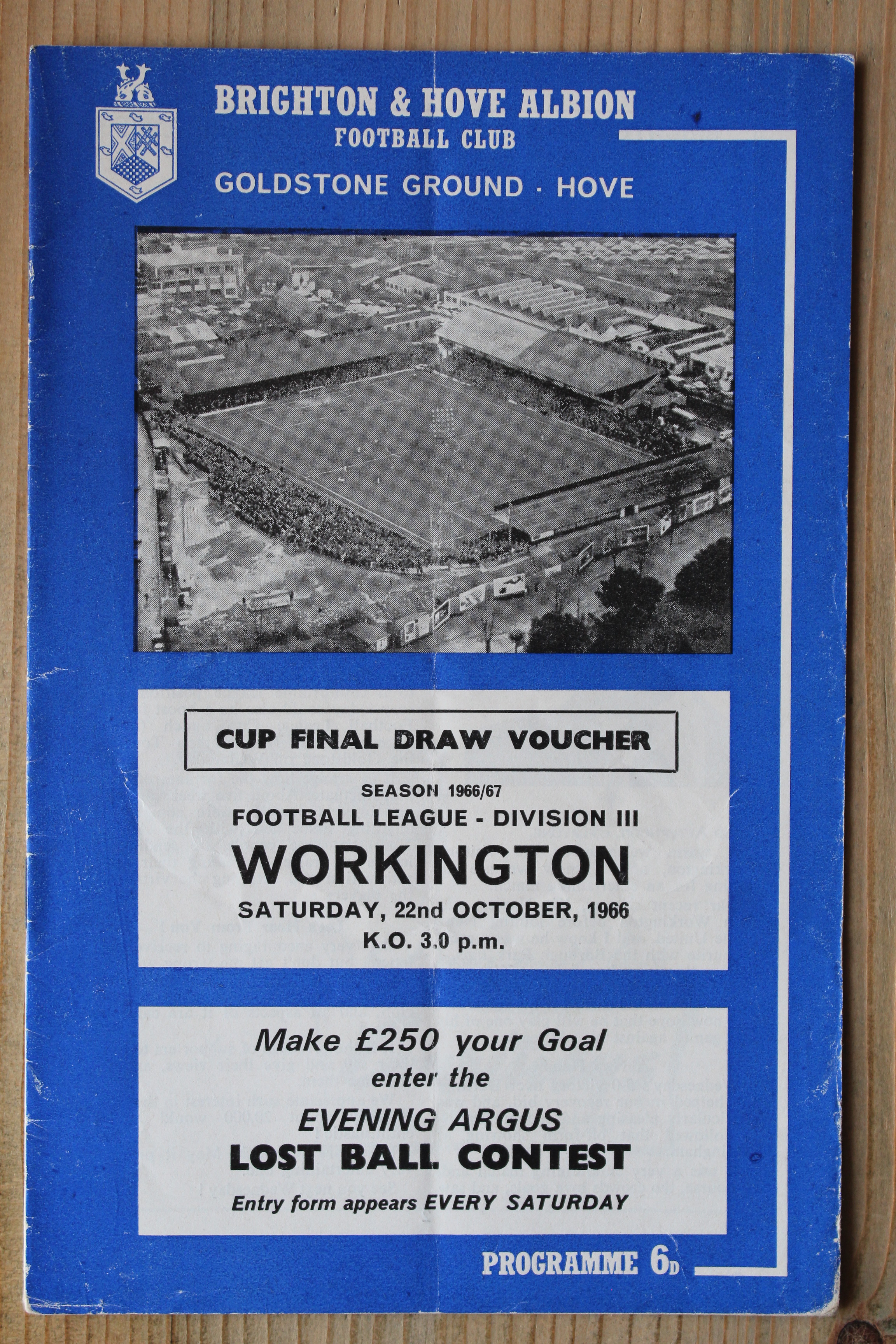 Brighton & Hove Albion FC v Workington