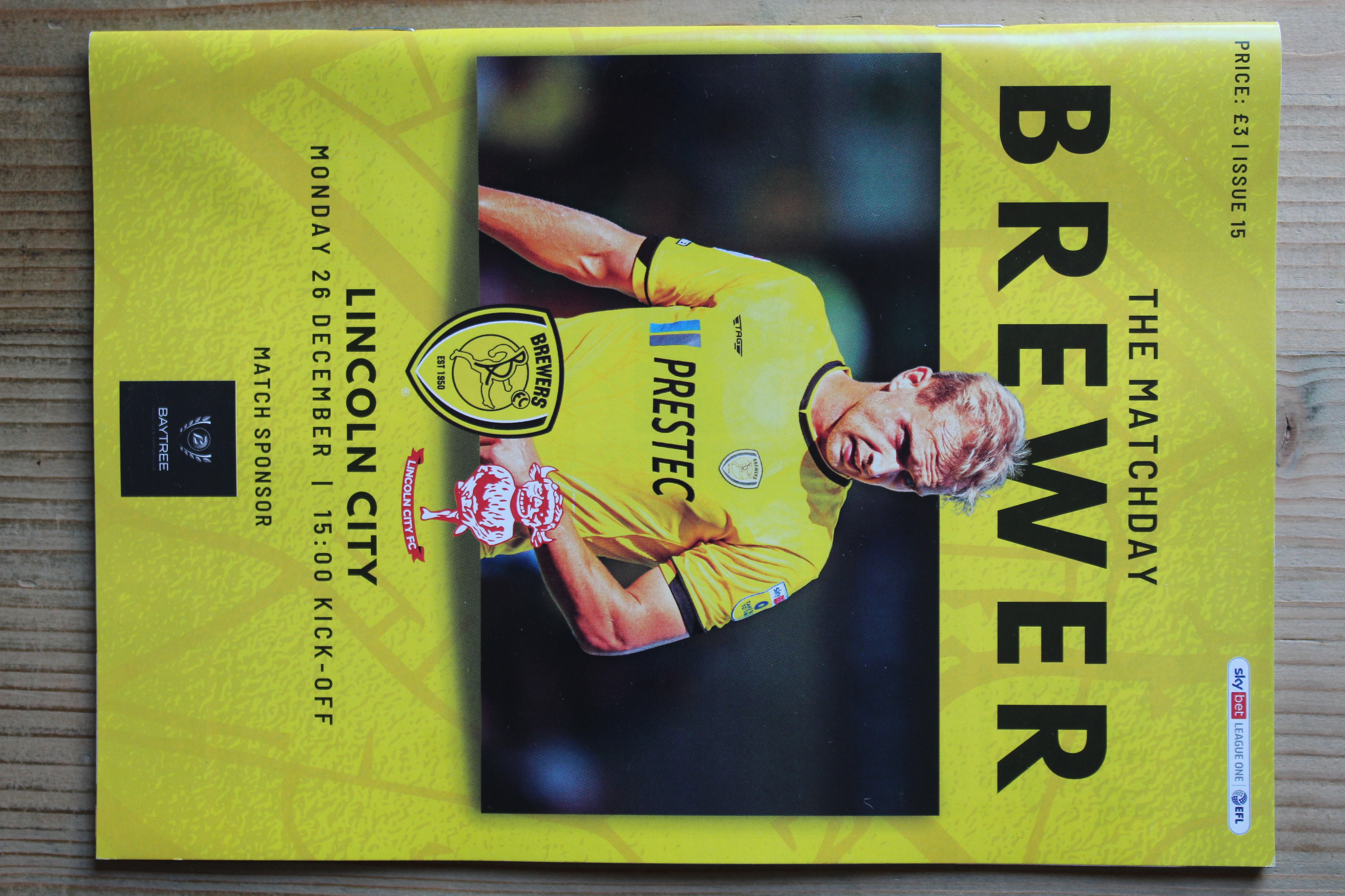 Burton Albion FC v Lincoln City FC