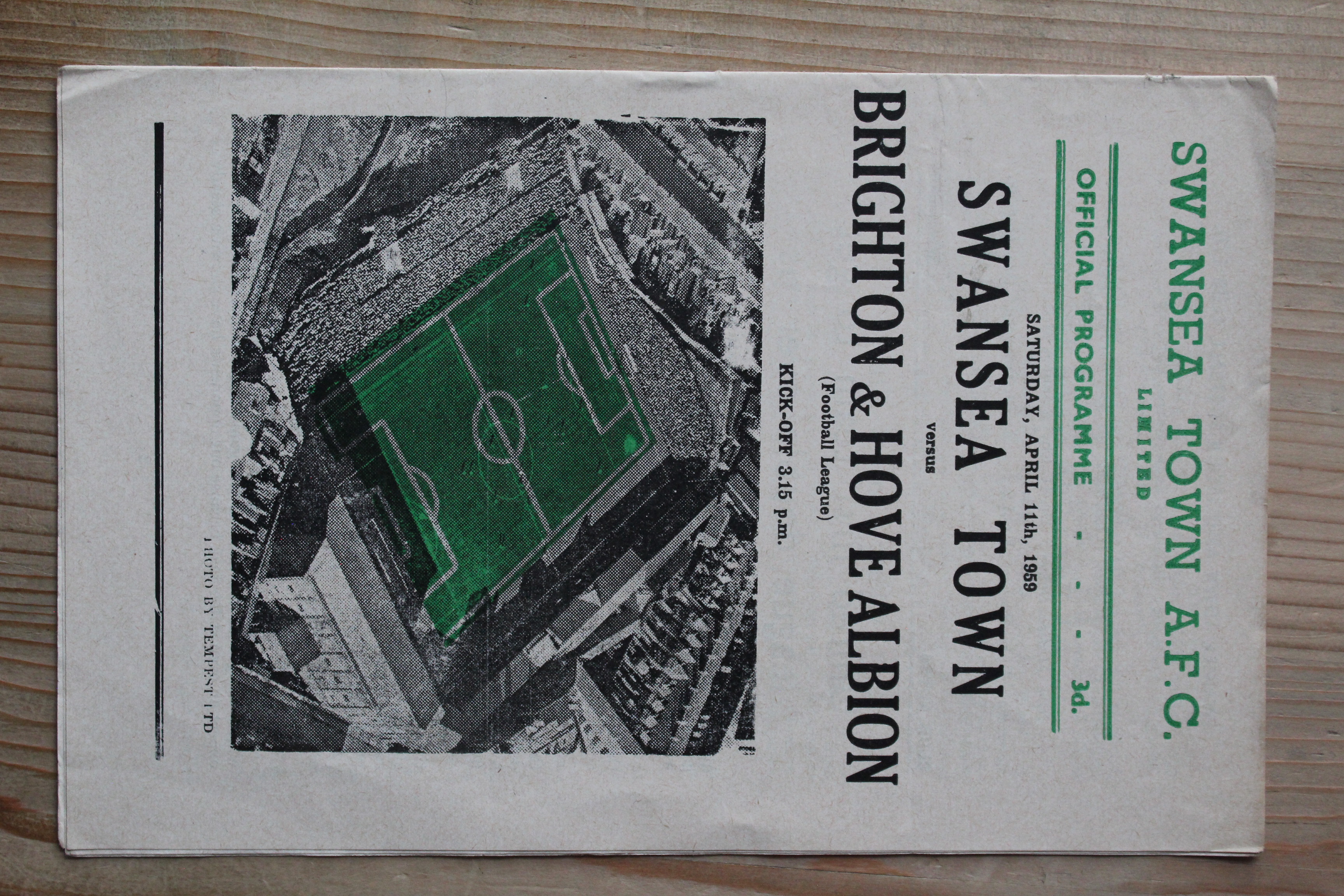 Swansea Town v Brighton & Hove Albion FC