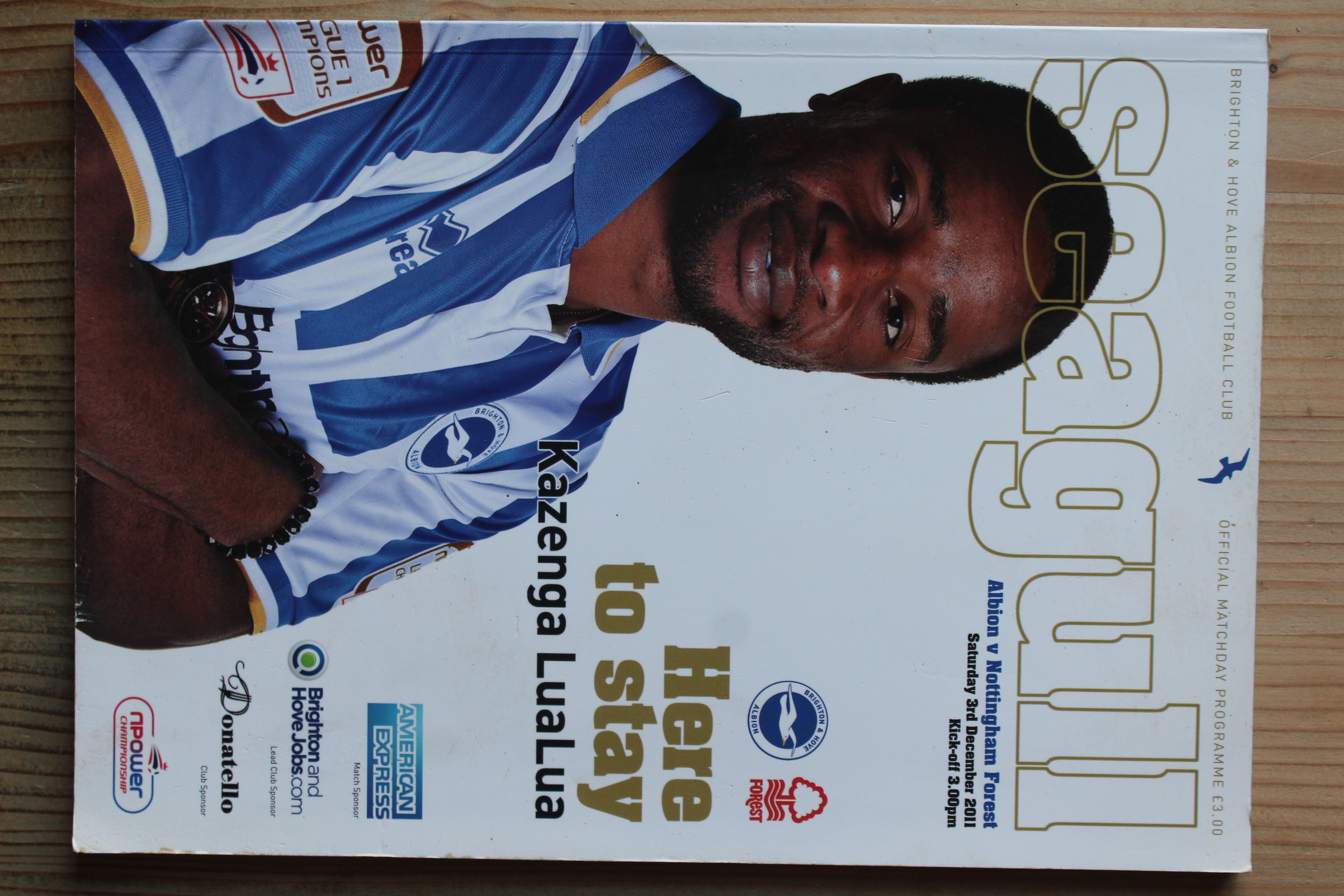 Brighton & Hove Albion FC v Nottingham Forest FC