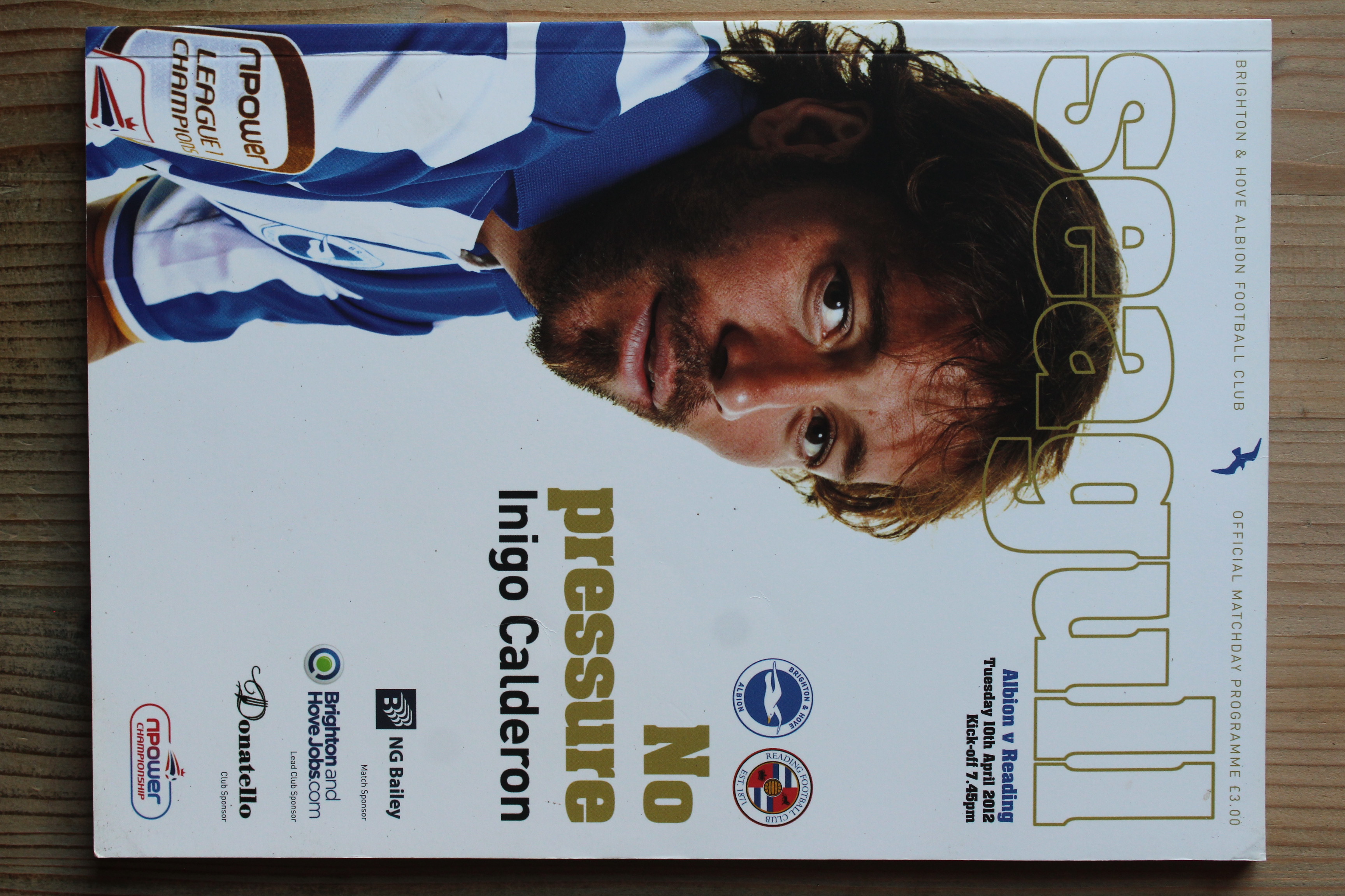 Brighton & Hove Albion FC v Reading FC
