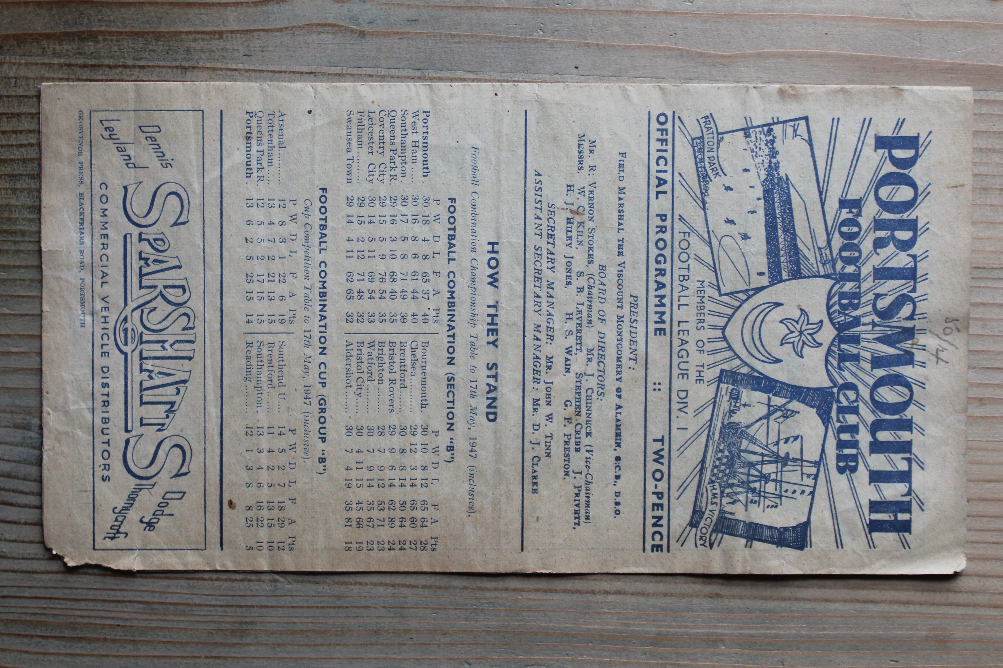 Portsmouth (Res) v Arsenal (Res)