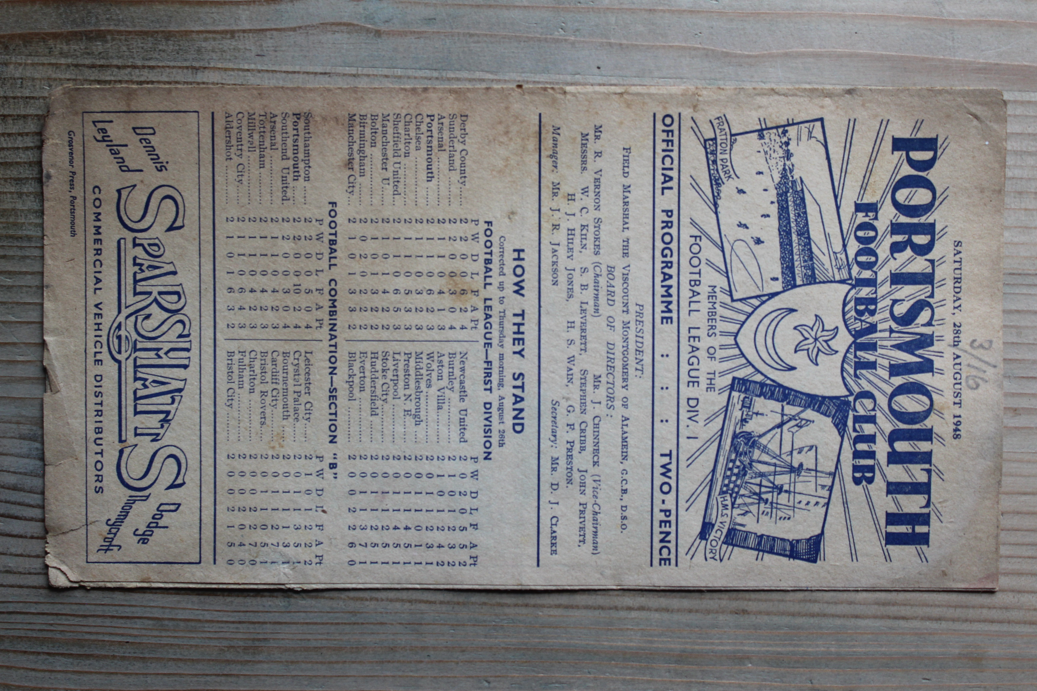 Portsmouth FC v Burnley FC