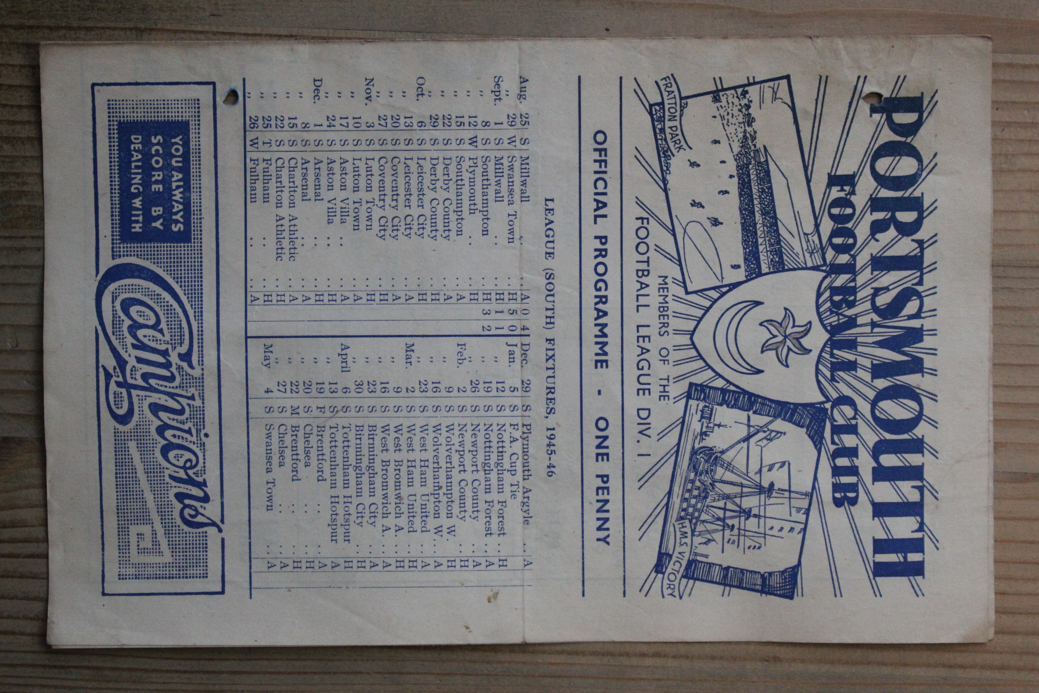 Portsmouth FC v Plymouth Argyle FC