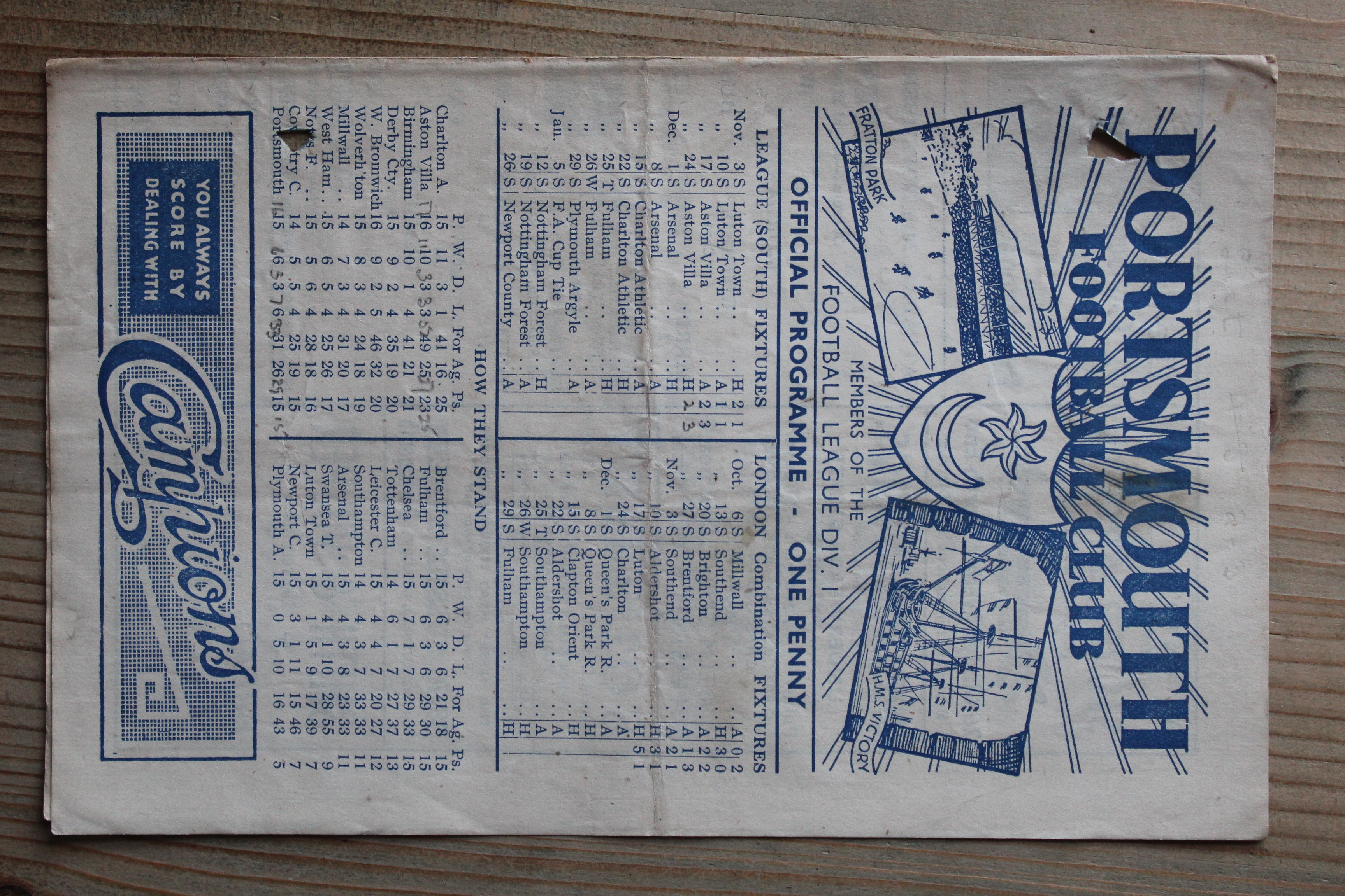 Portsmouth FC v Aston Villa FC