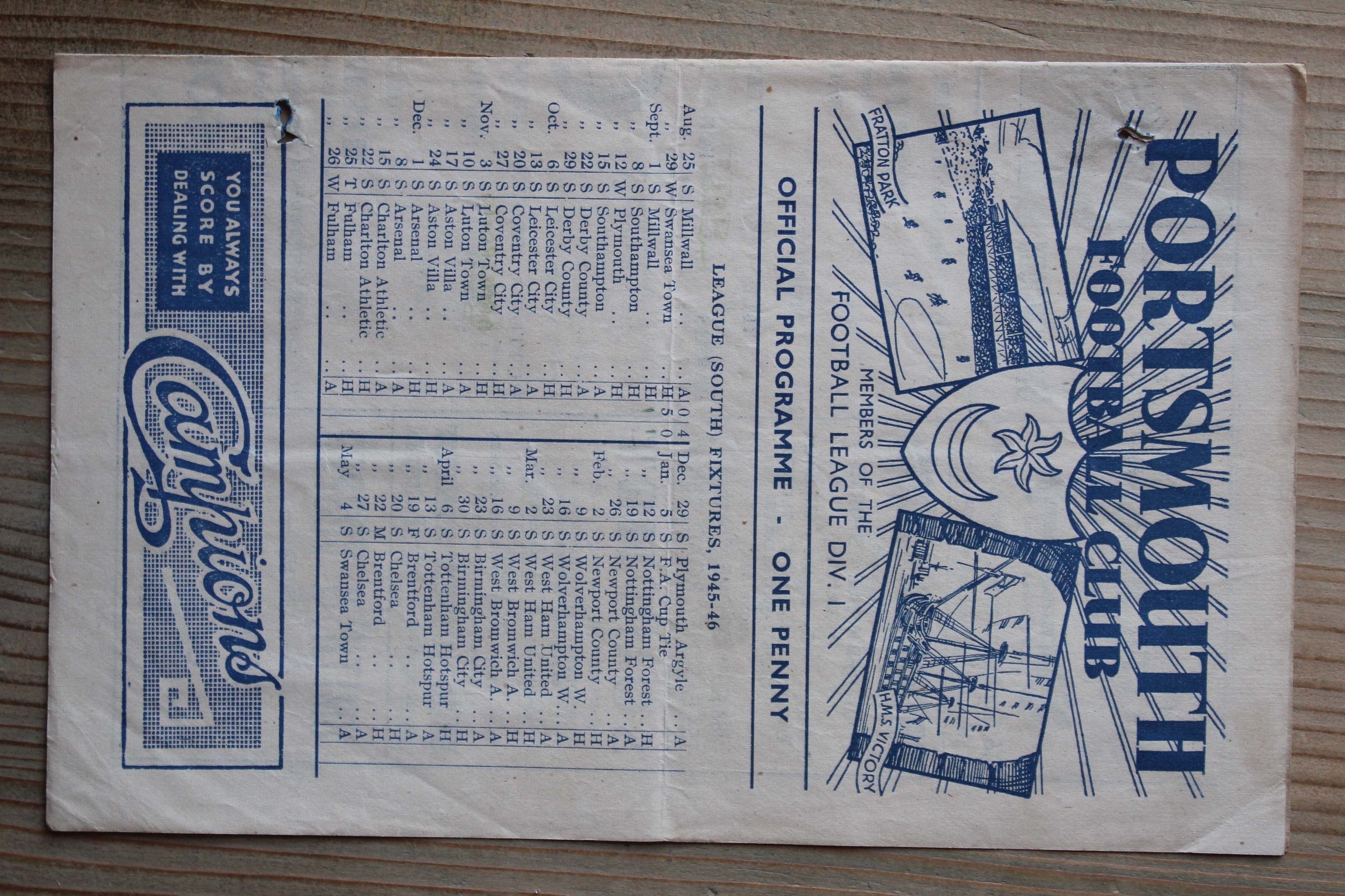 Portsmouth FC v Millwall FC