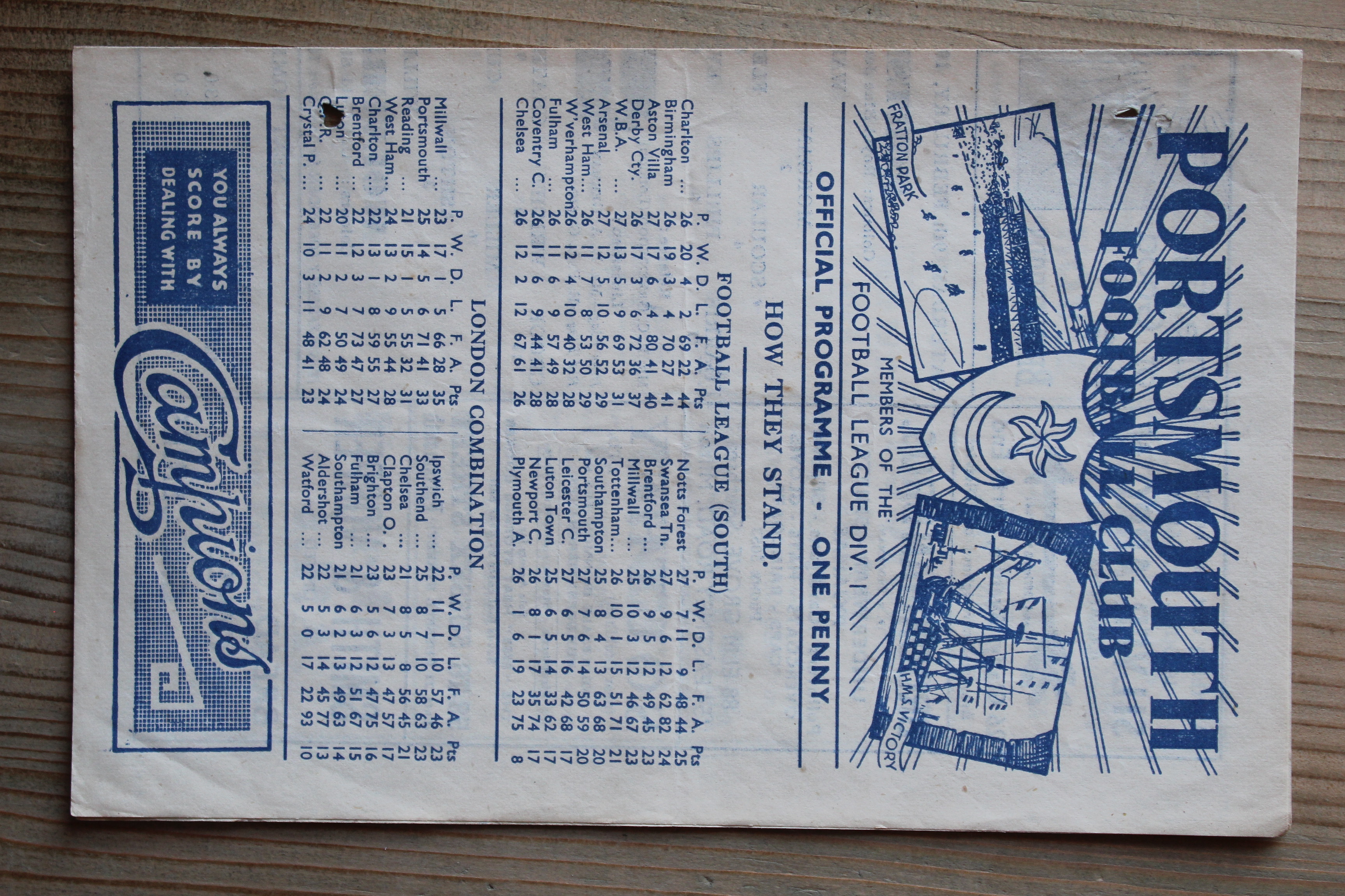 Portsmouth FC v Wolverhampton Wanderers FC