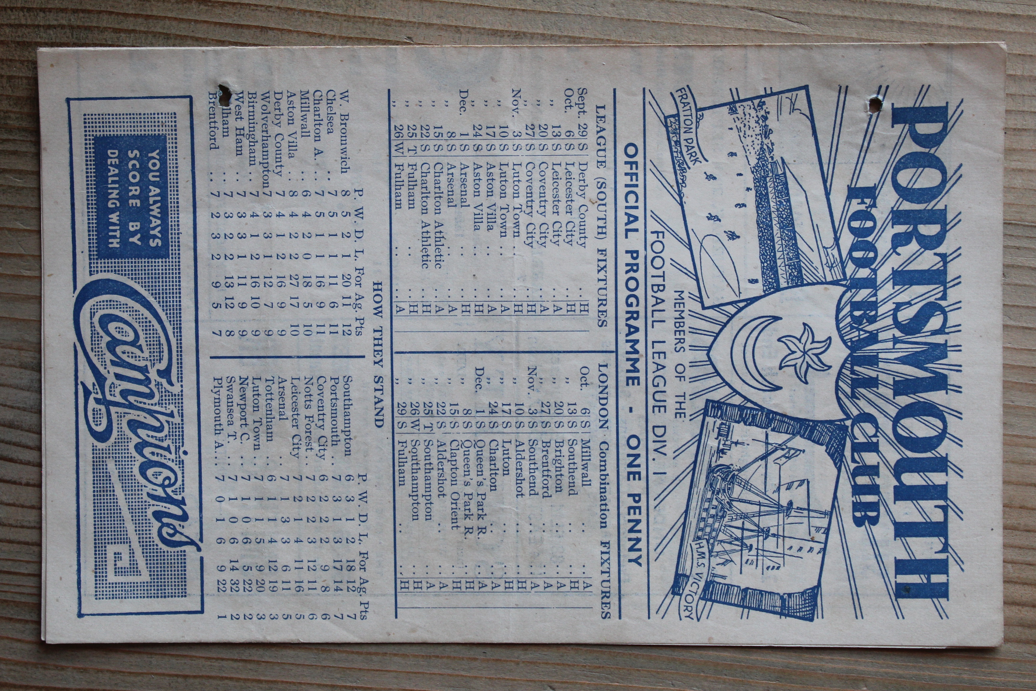 Portsmouth FC v Derby County FC