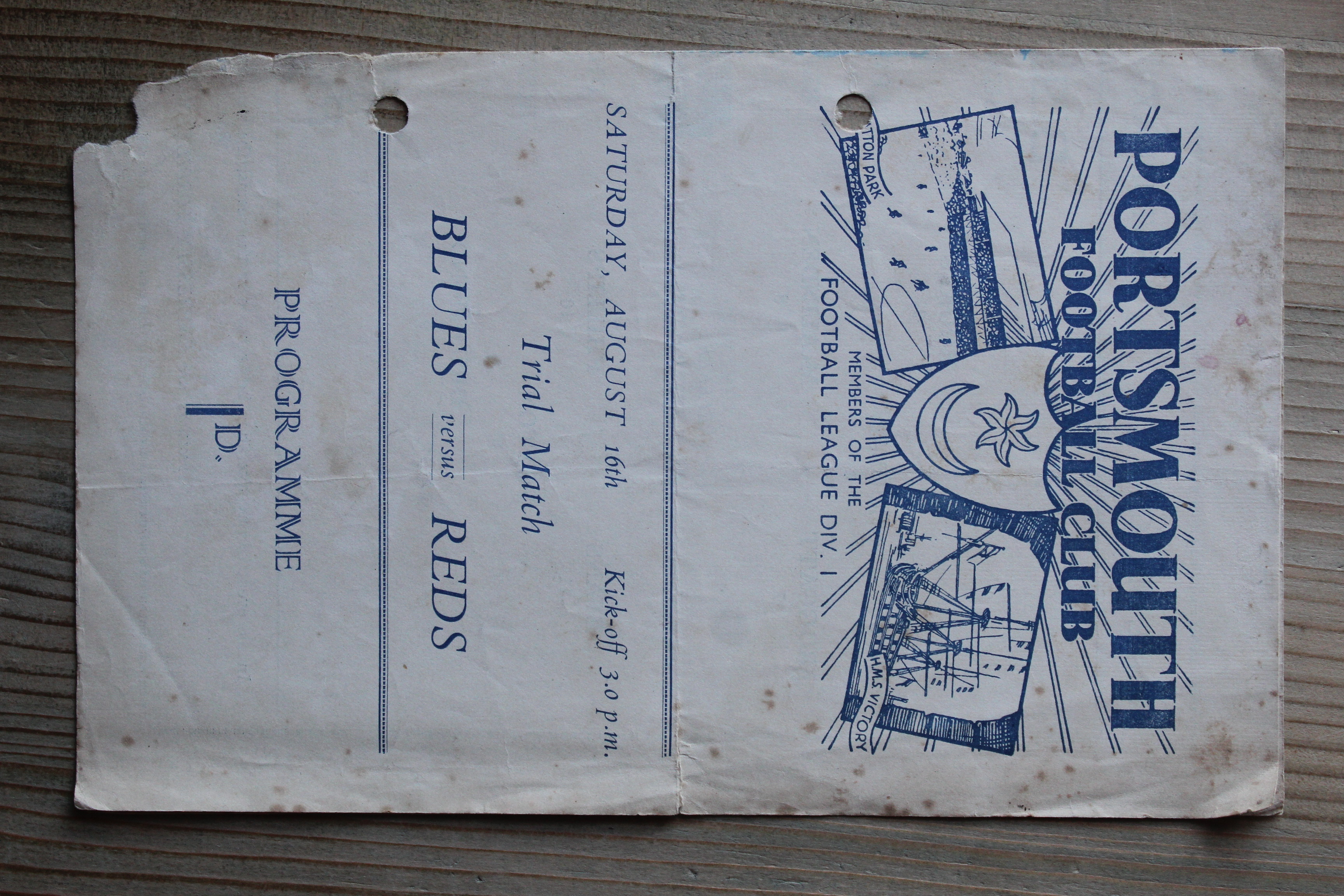 Portsmouth (Blues) v Portsmouth (Reds)