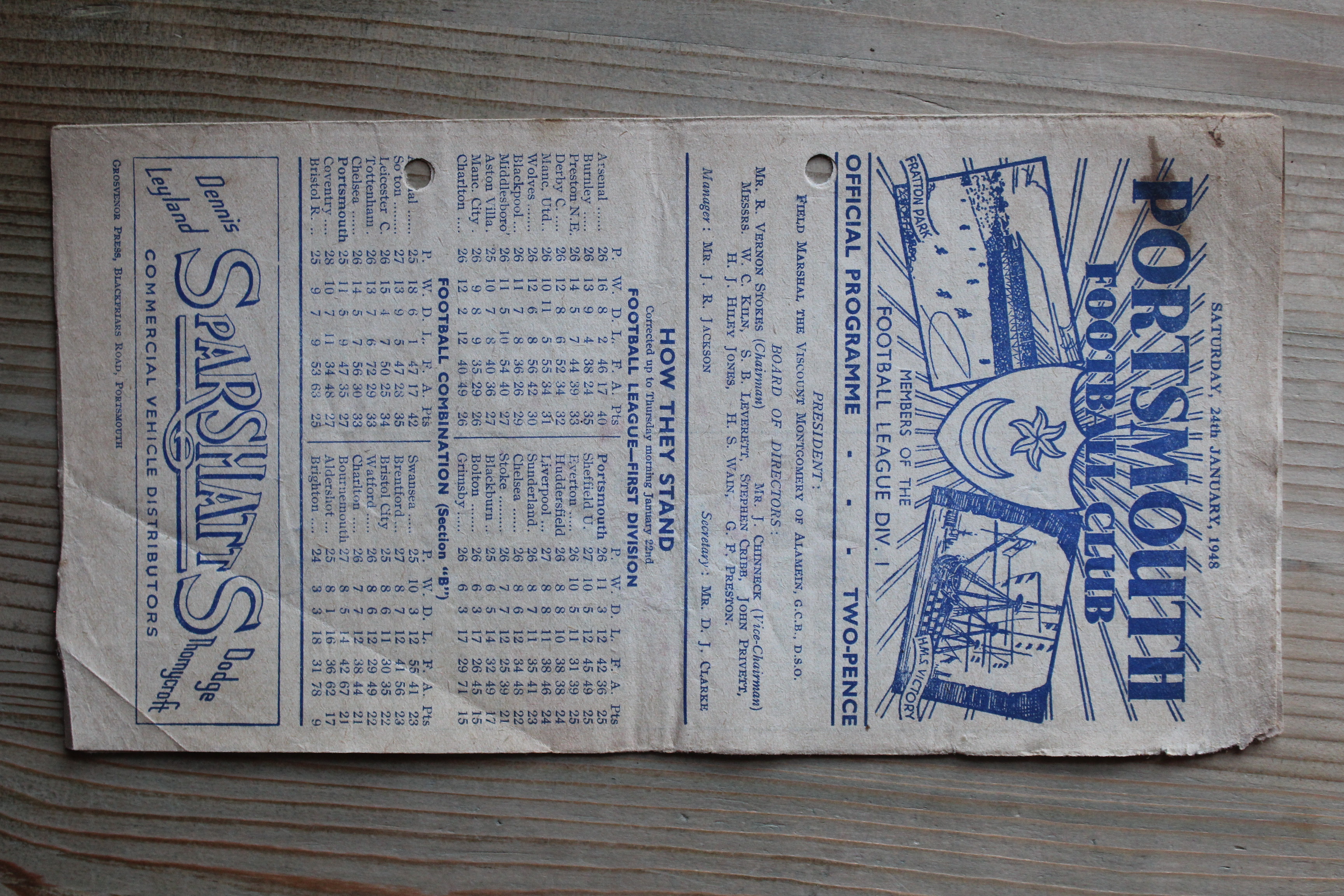 Portsmouth FC v Preston North End FC