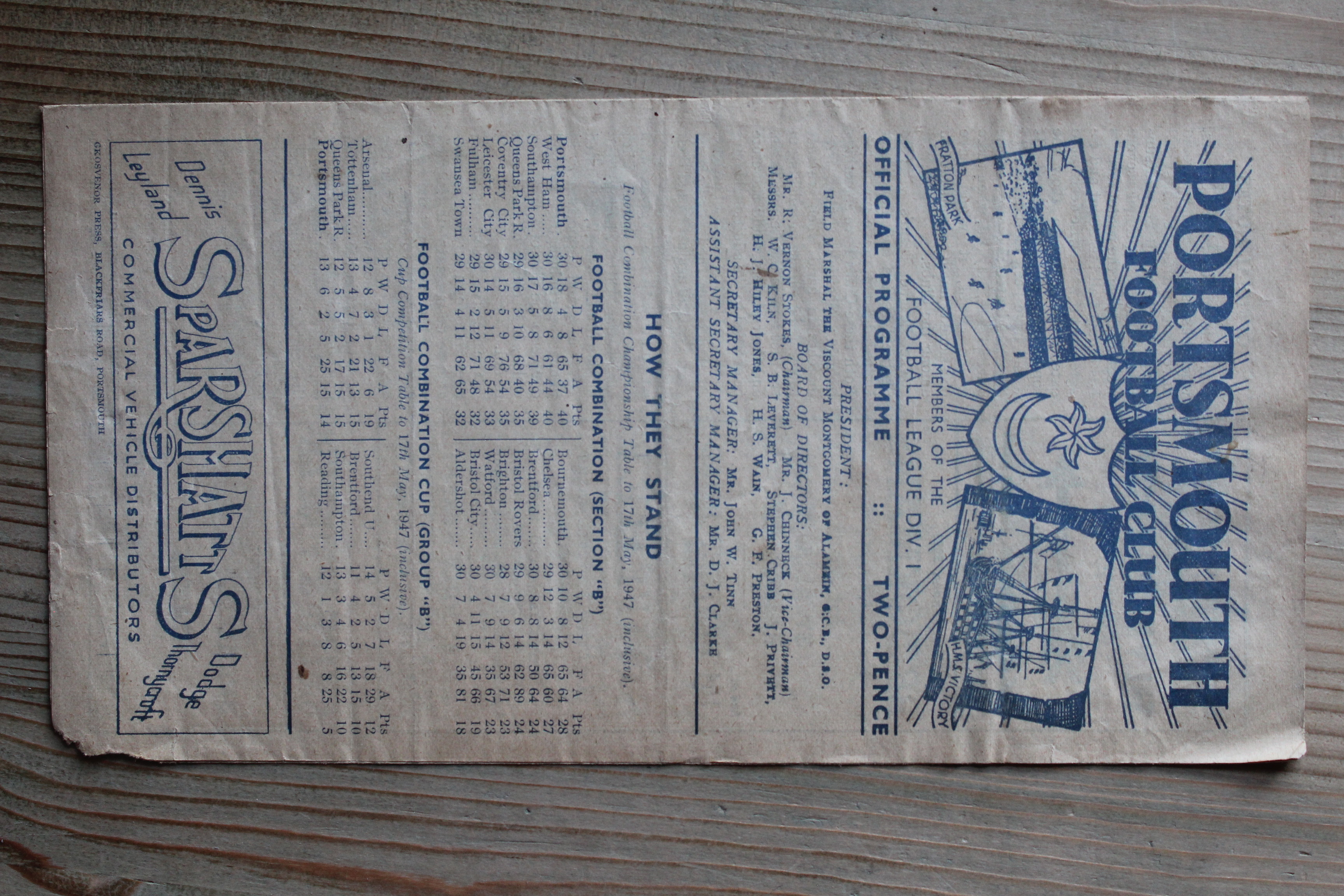 Portsmouth (Res) v Arsenal (Res)