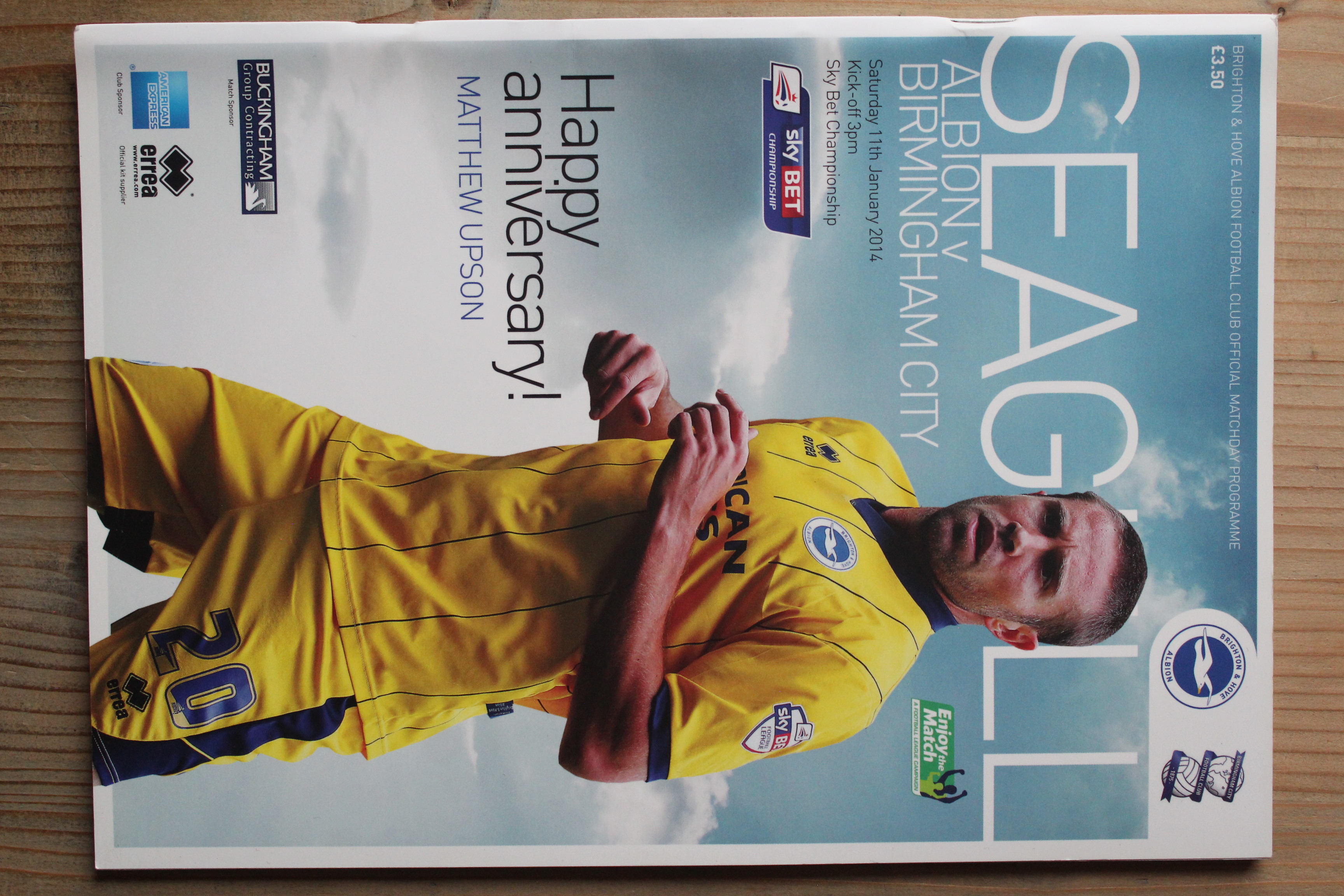 Brighton & Hove Albion FC v Birmingham City FC