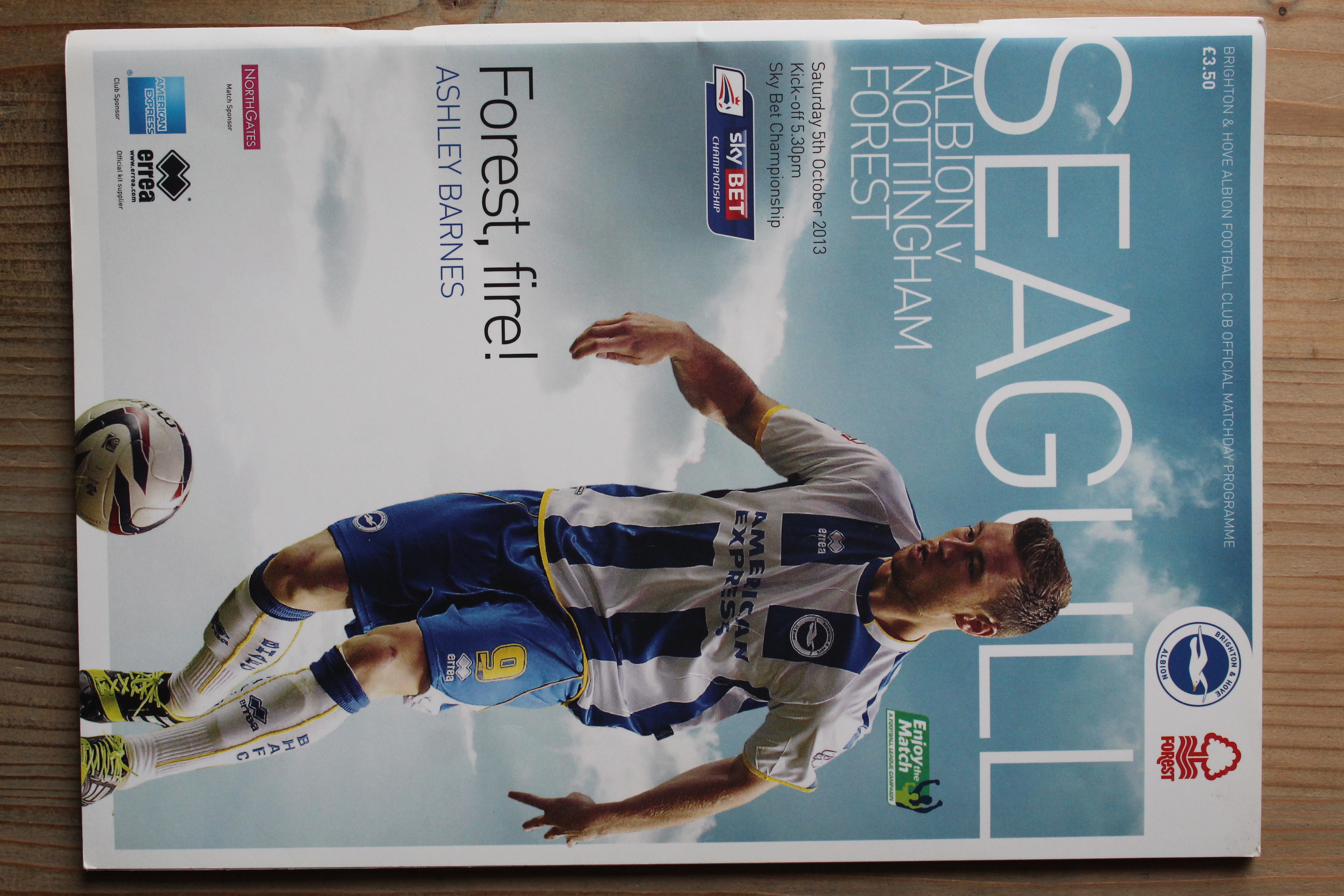 Brighton & Hove Albion FC v Nottingham Forest FC