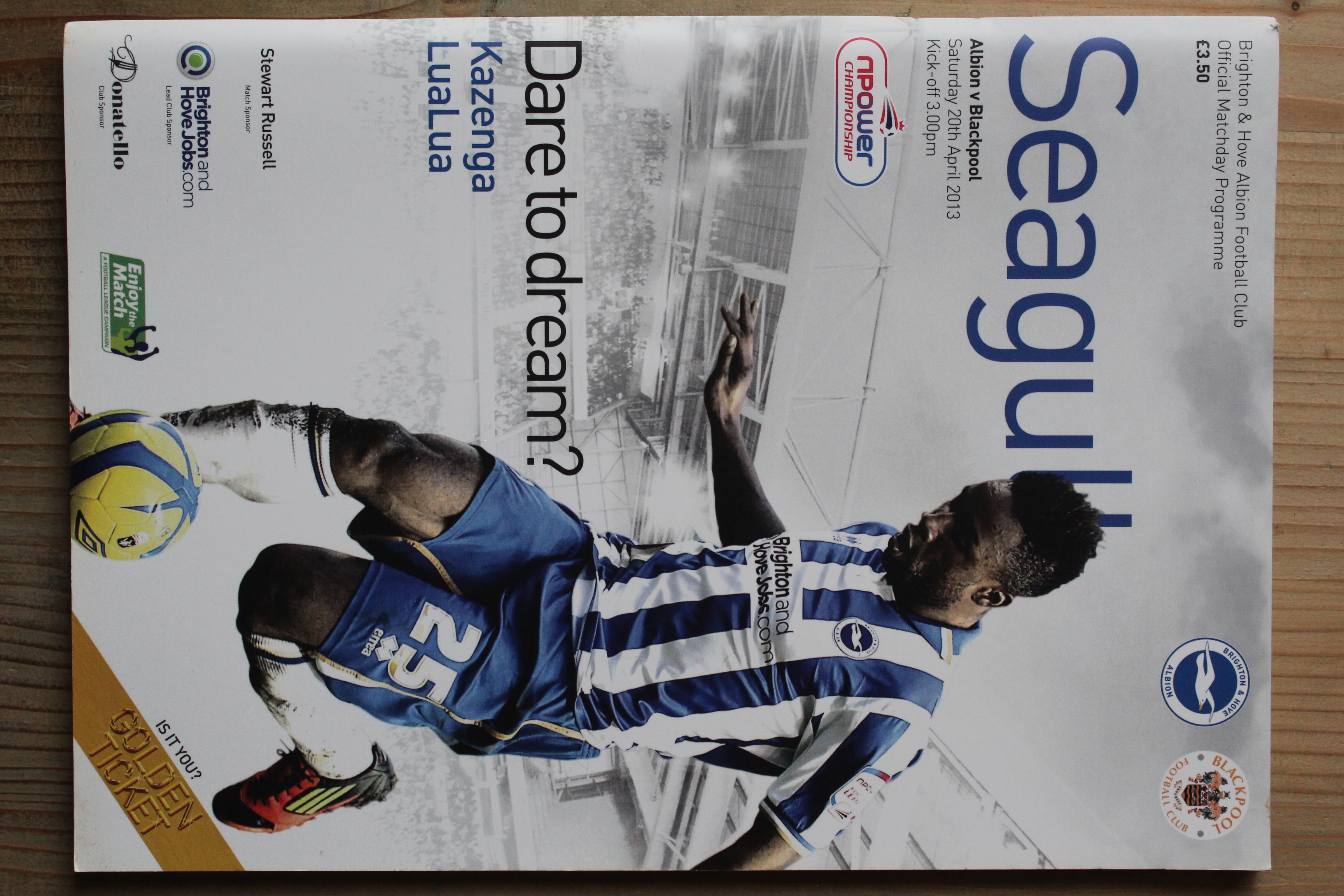 Brighton & Hove Albion FC v Blackpool FC