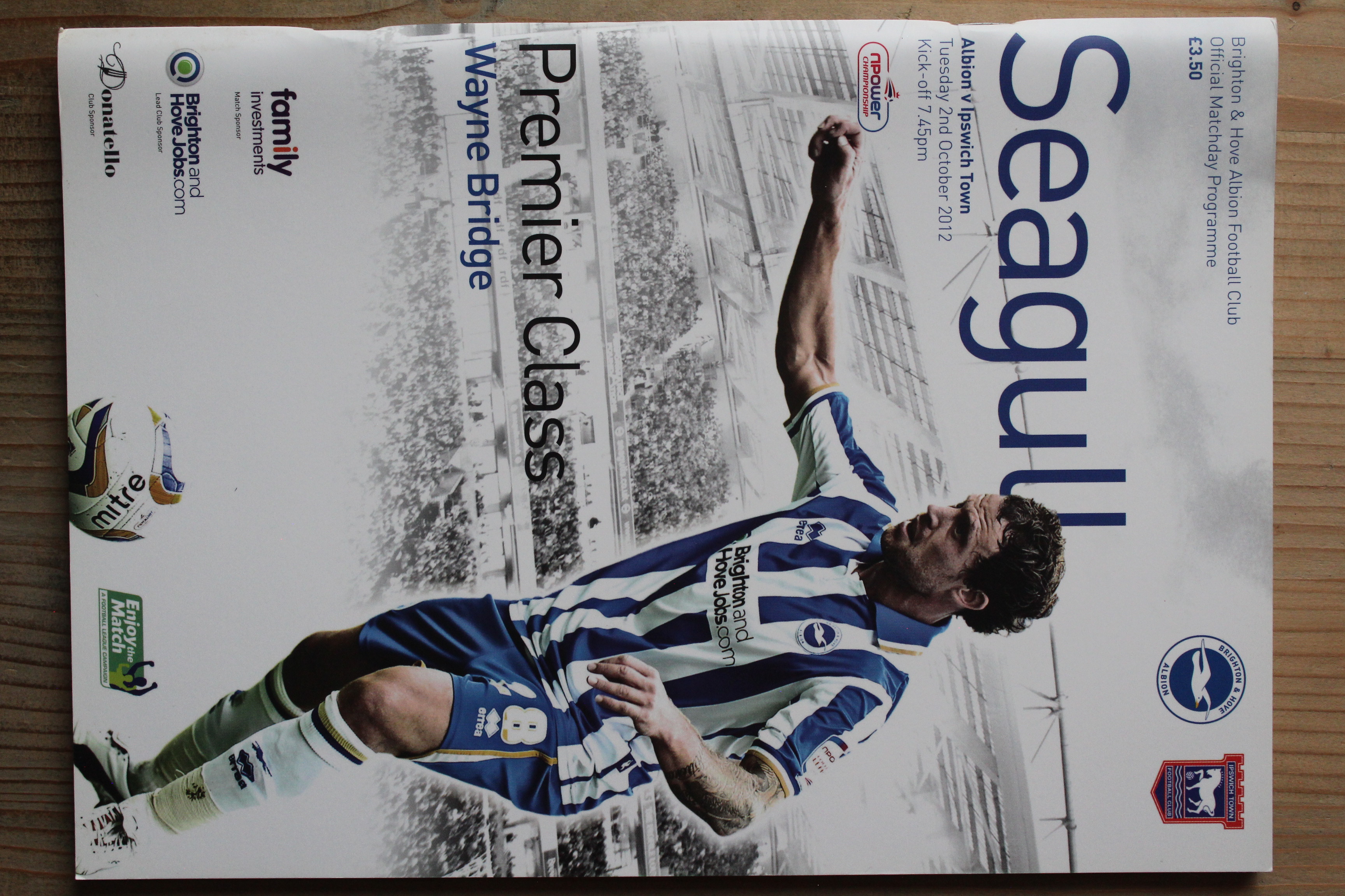 Brighton & Hove Albion FC v Ipswich Town FC
