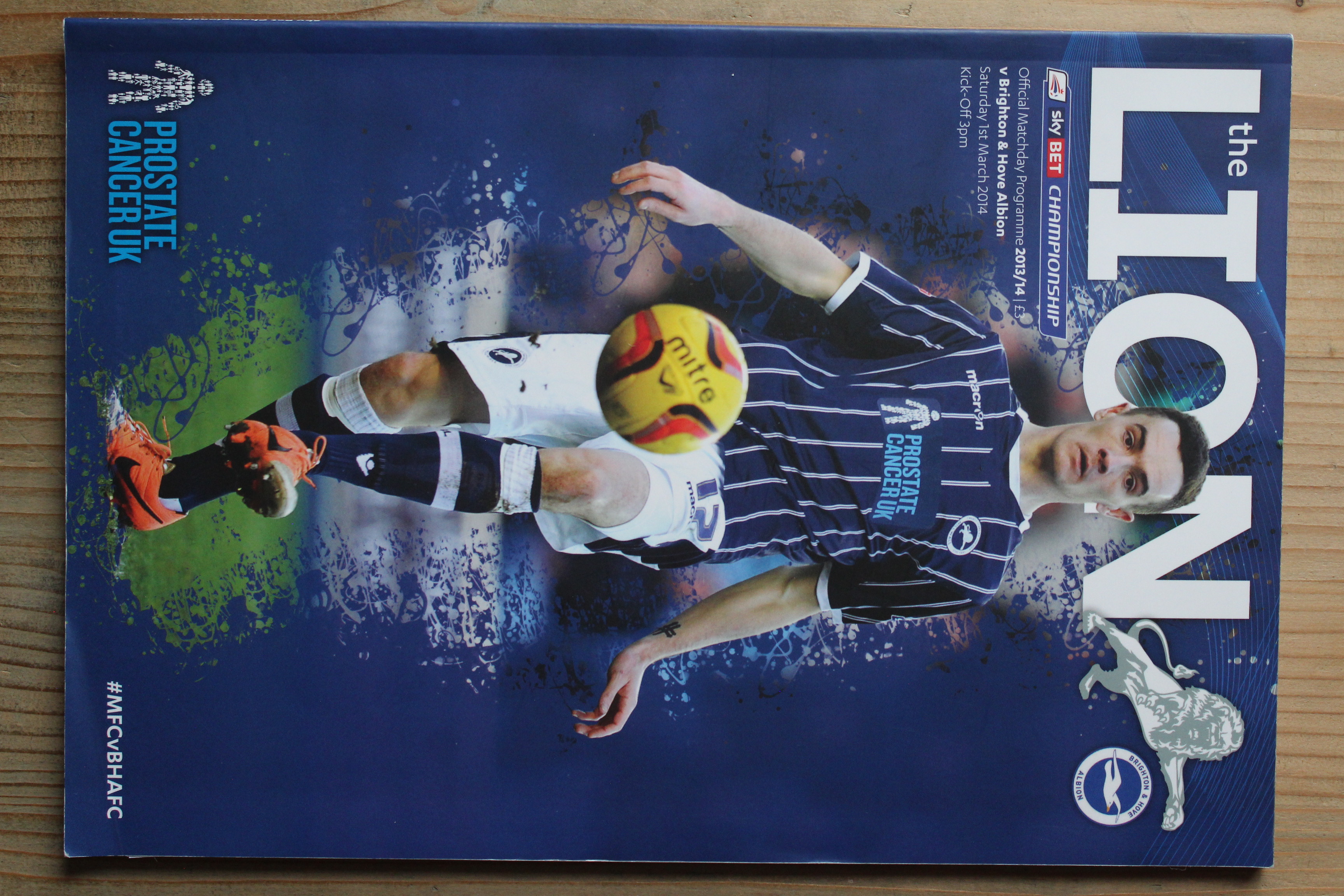 Millwall FC v Brighton & Hove Albion FC
