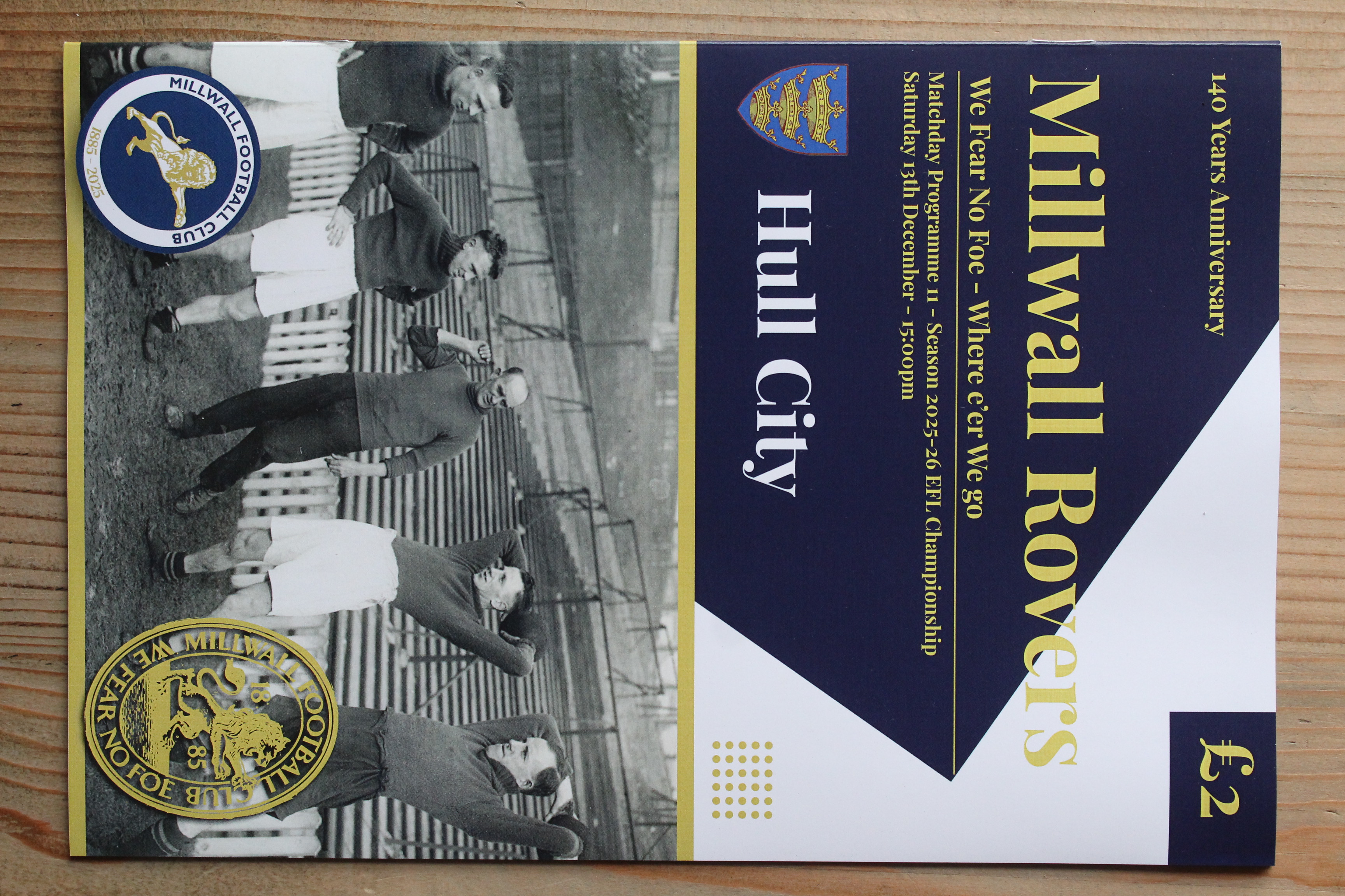 Millwall FC v Hull City FC