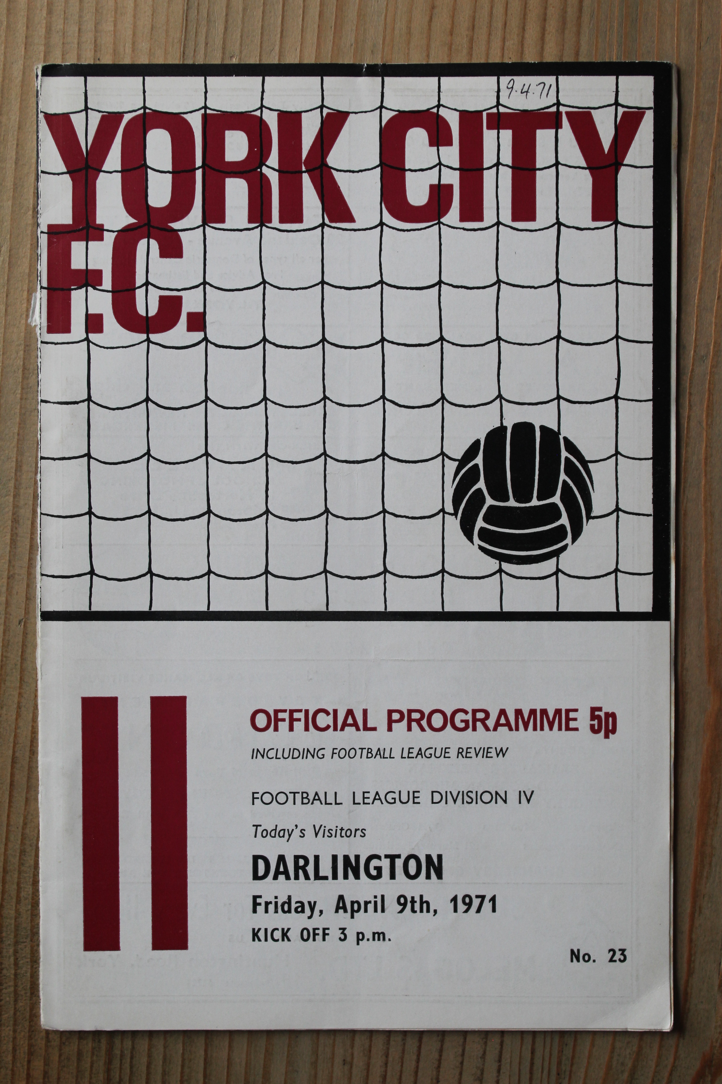 York City FC v Darlington FC