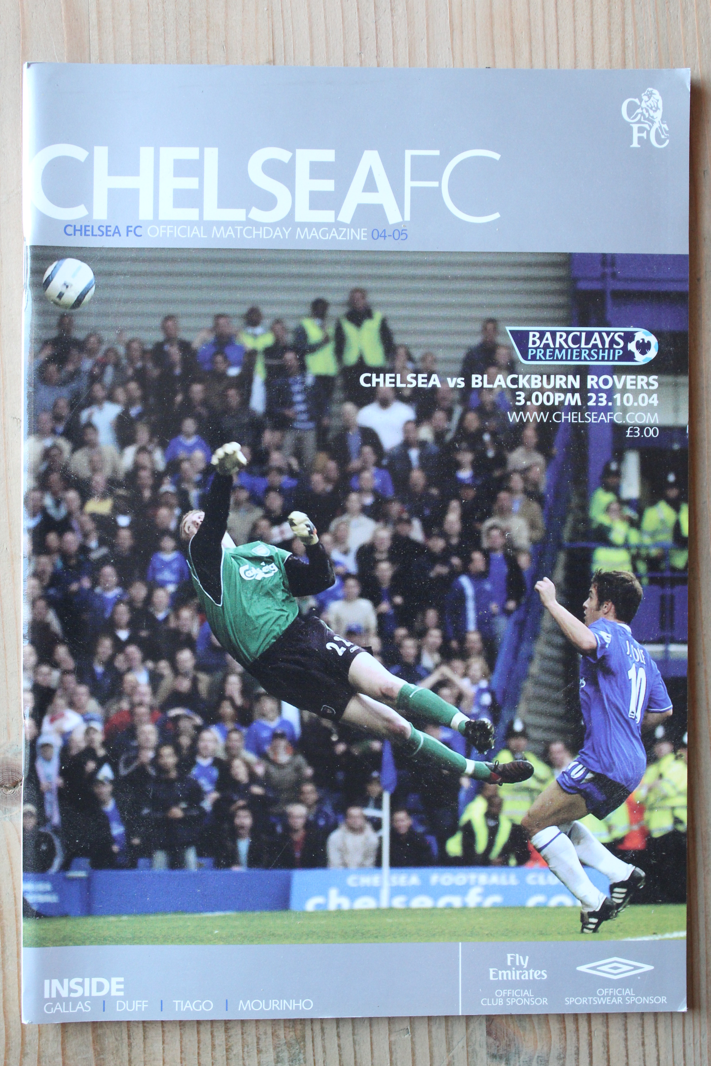 Chelsea FC v Blackburn Rovers FC