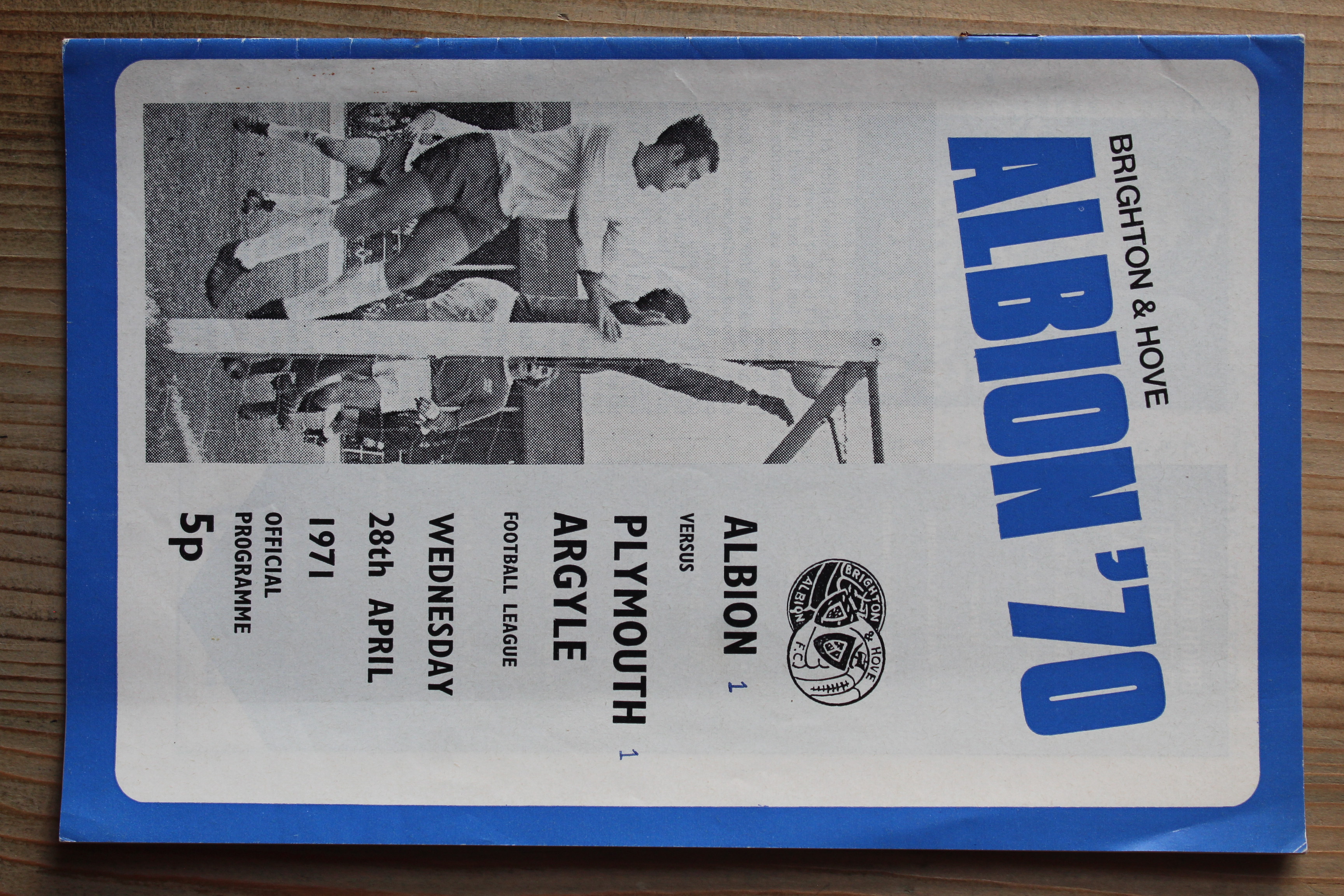 Brighton & Hove Albion FC v Plymouth Argyle FC