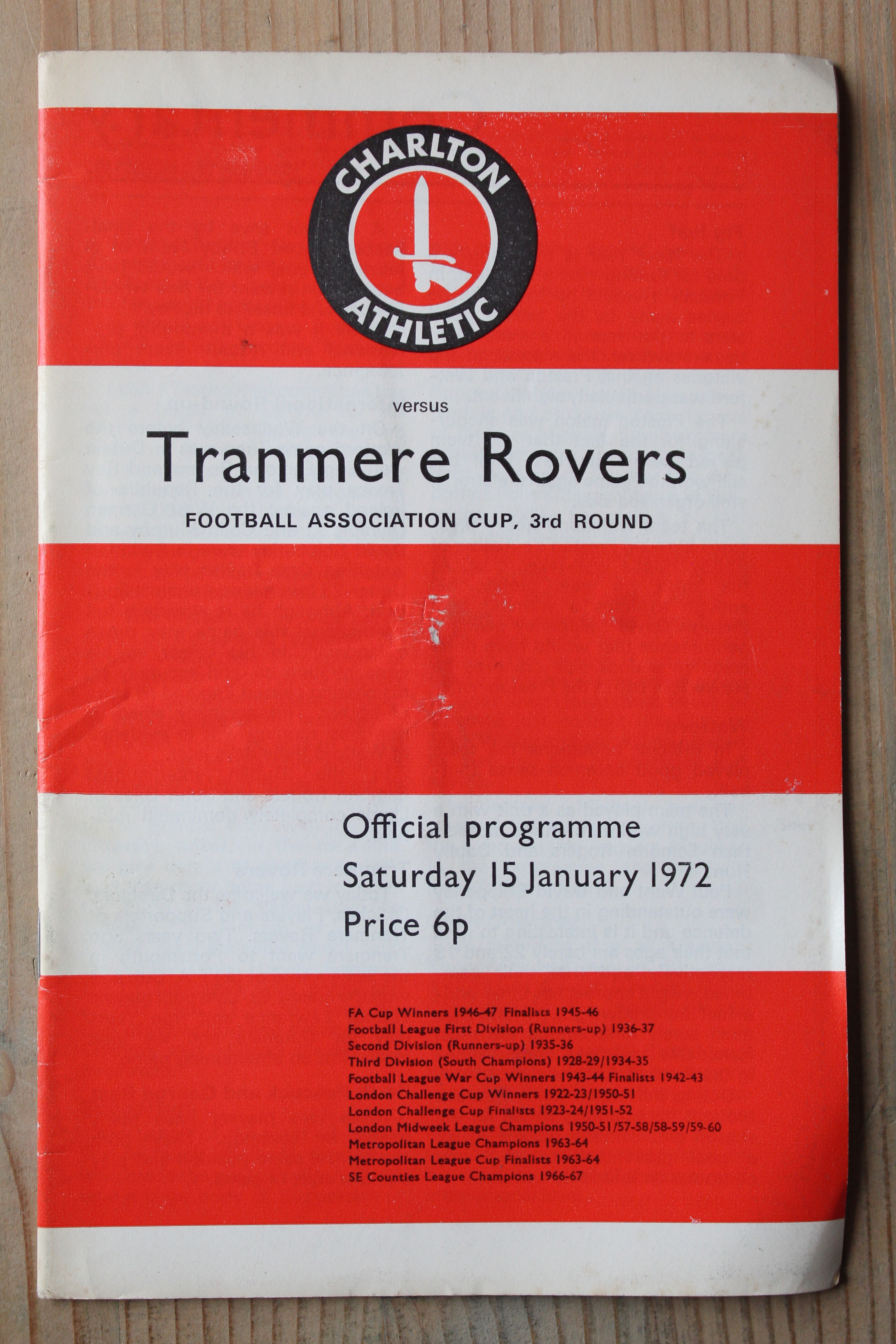 Charlton Athletic FC v Tranmere Rovers FC