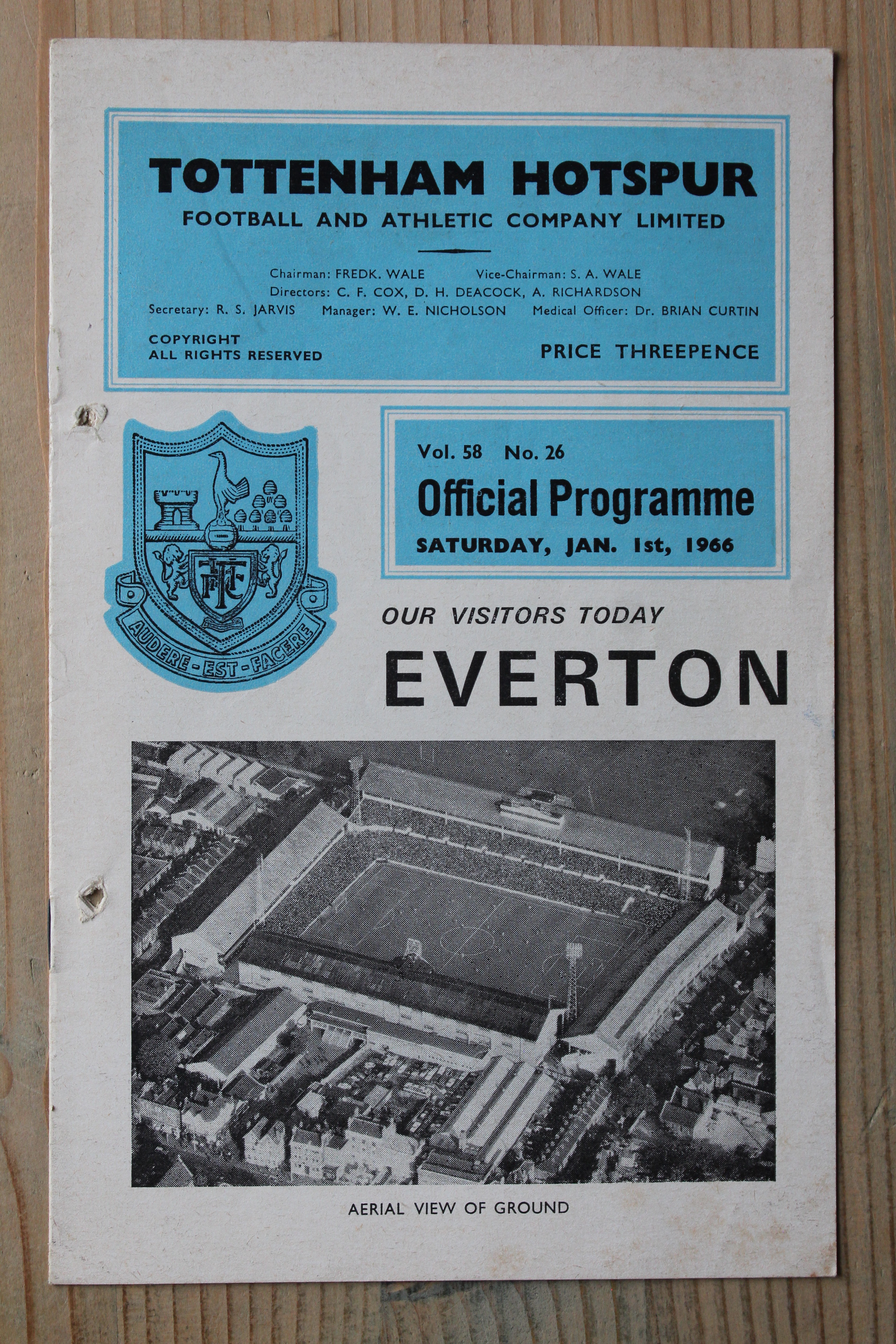 Tottenham Hotspur FC v Everton FC