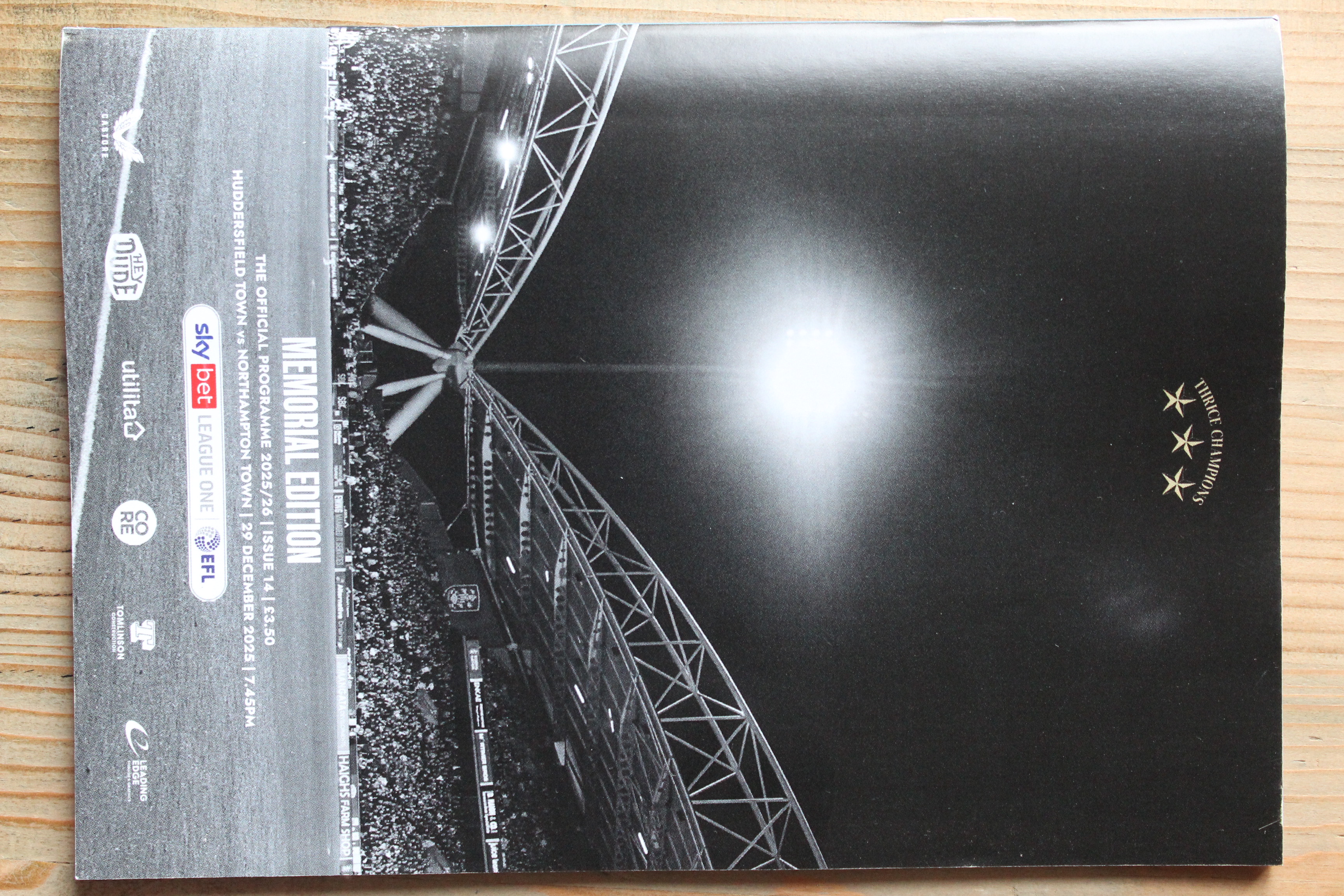 Huddersfield Town FC v Northampton Town FC